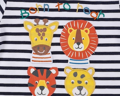 Foto 3 | Playera para Bebé Niño Baby Colors a Rayas