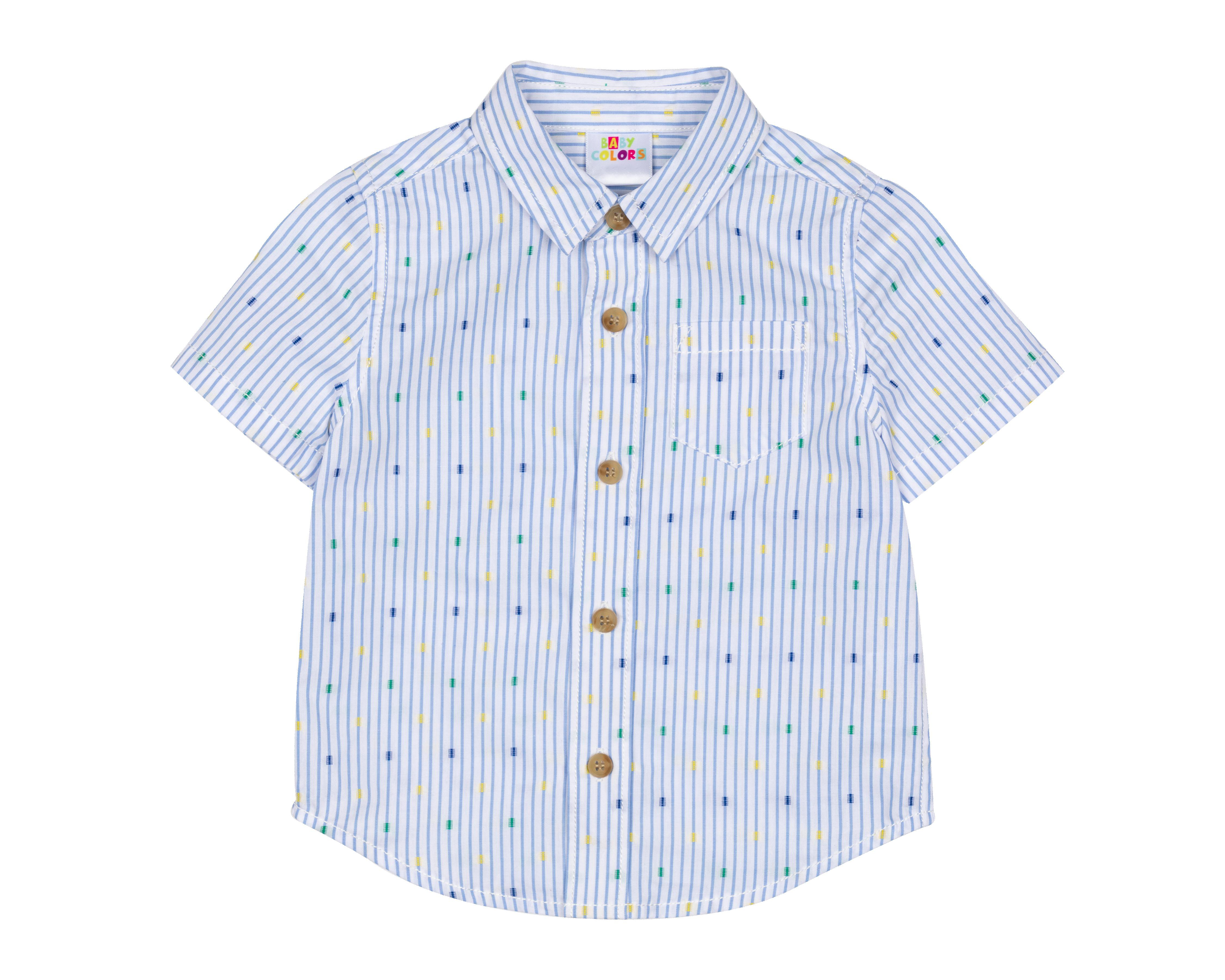 Camisa para Bebé Baby Colors de Algodón a Rayas