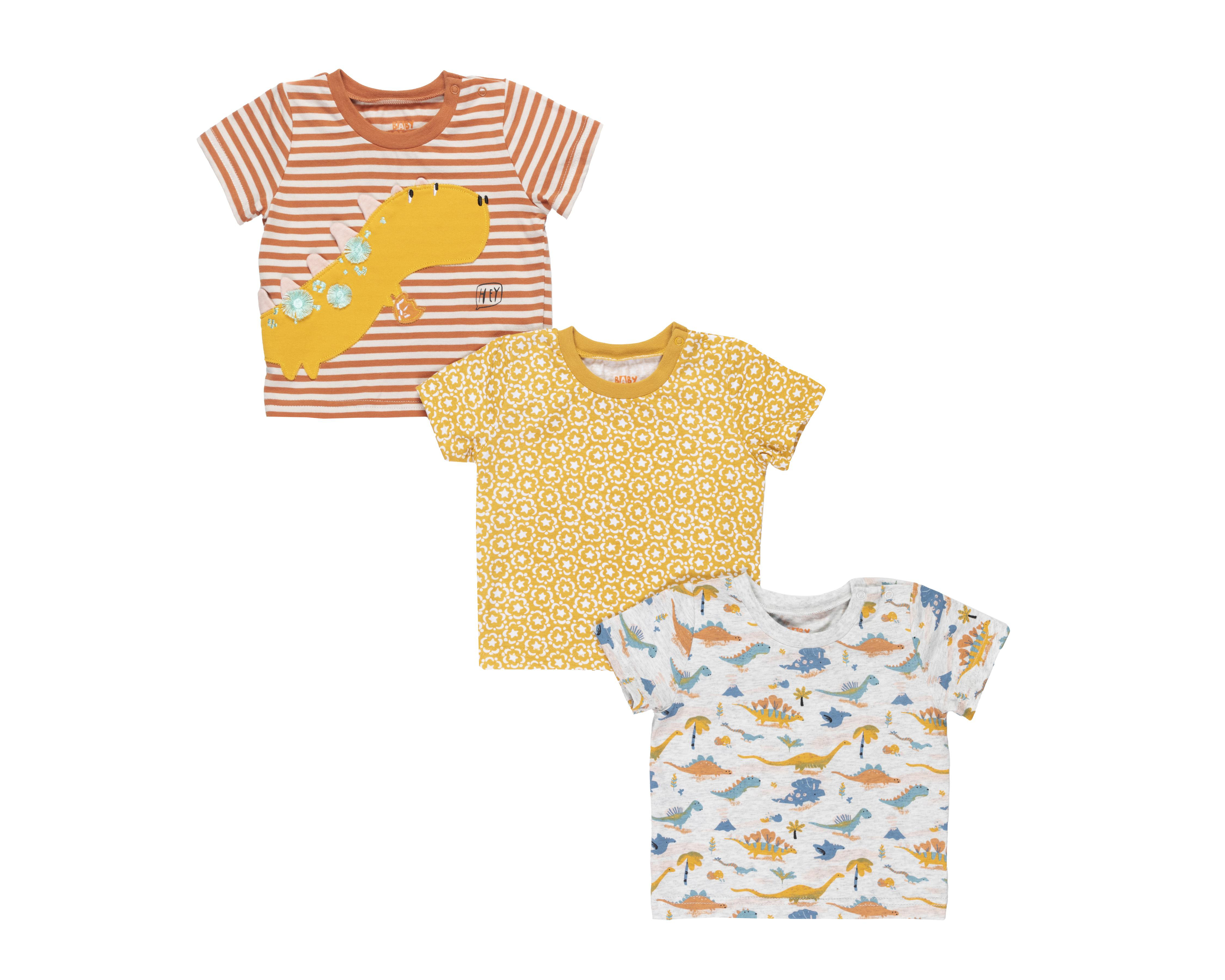 Playera Baby Colors para Bebé Niño 3 Piezas