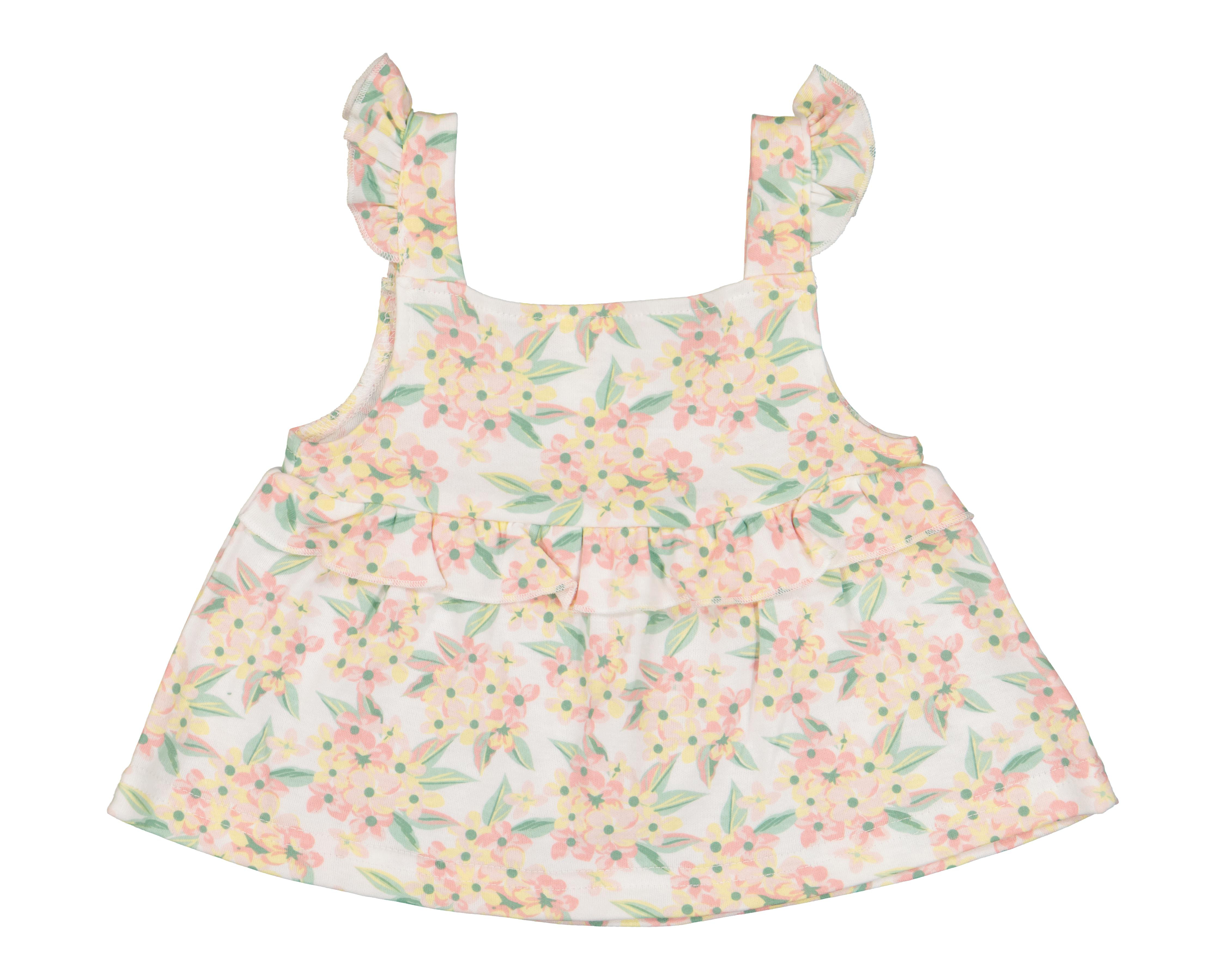 Foto 3 | Conjunto para Bebé Niña Baby Colors Estampado 4 Piezas