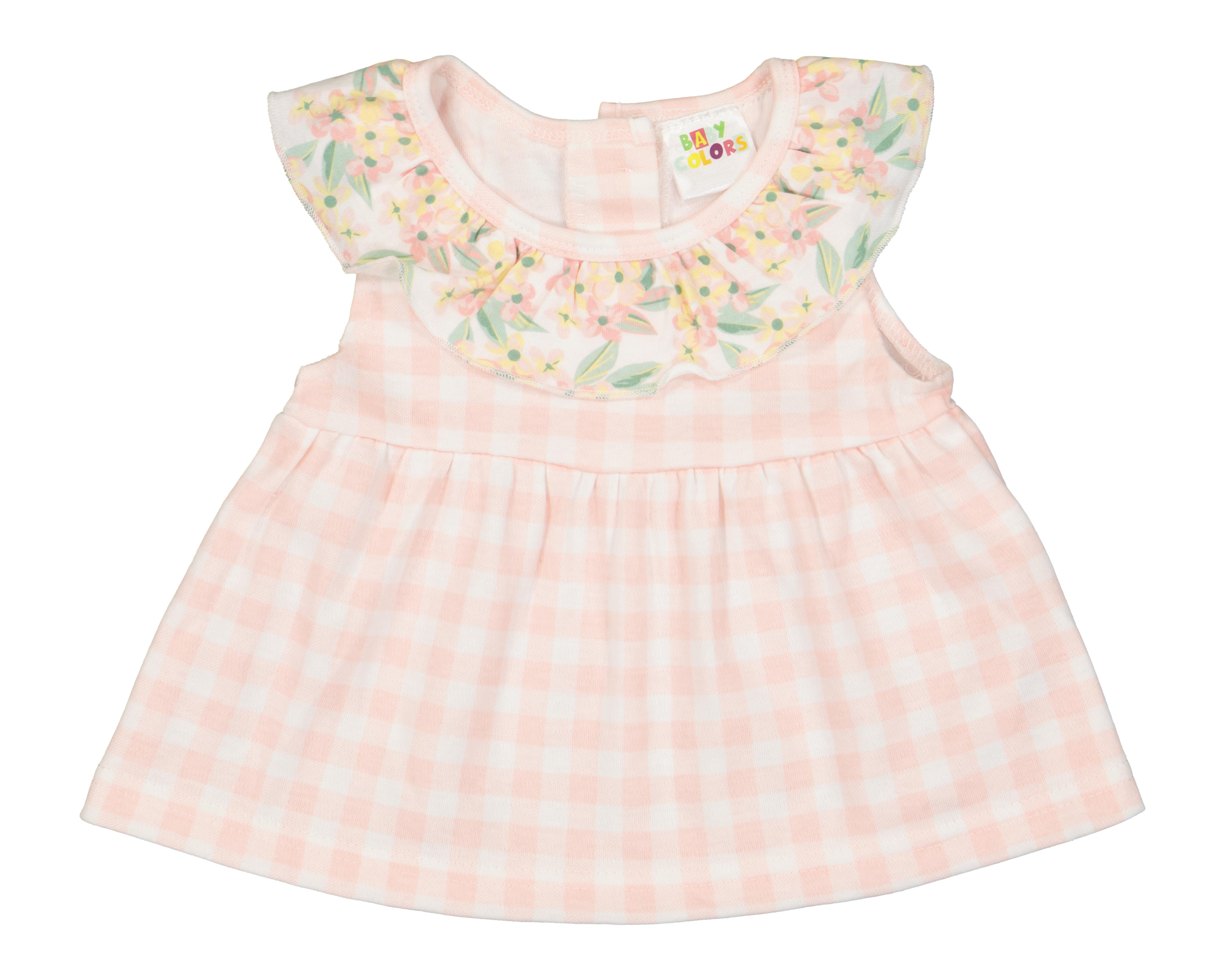 Foto 5 pulgar | Conjunto para Bebé Niña Baby Colors Estampado 4 Piezas