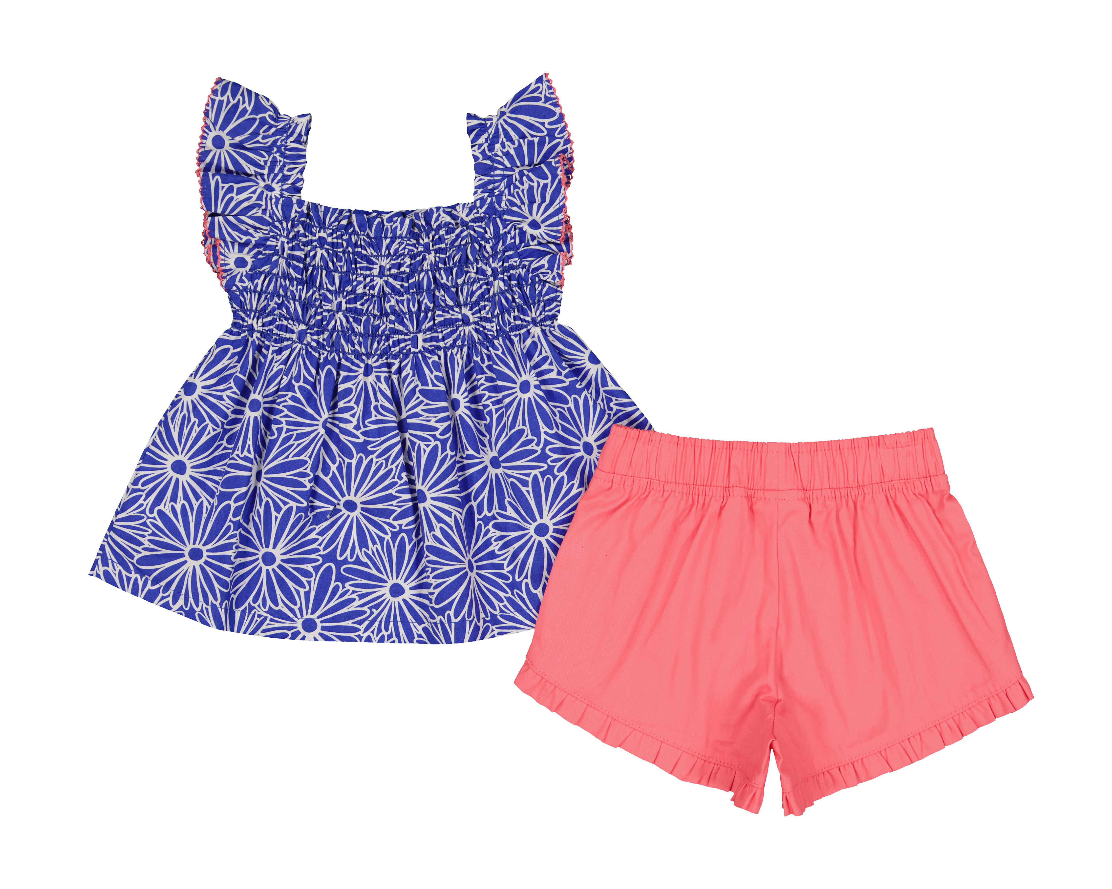 Foto 3 pulgar | Short y Blusa de Algodón para Bebé Niña Baby Colors