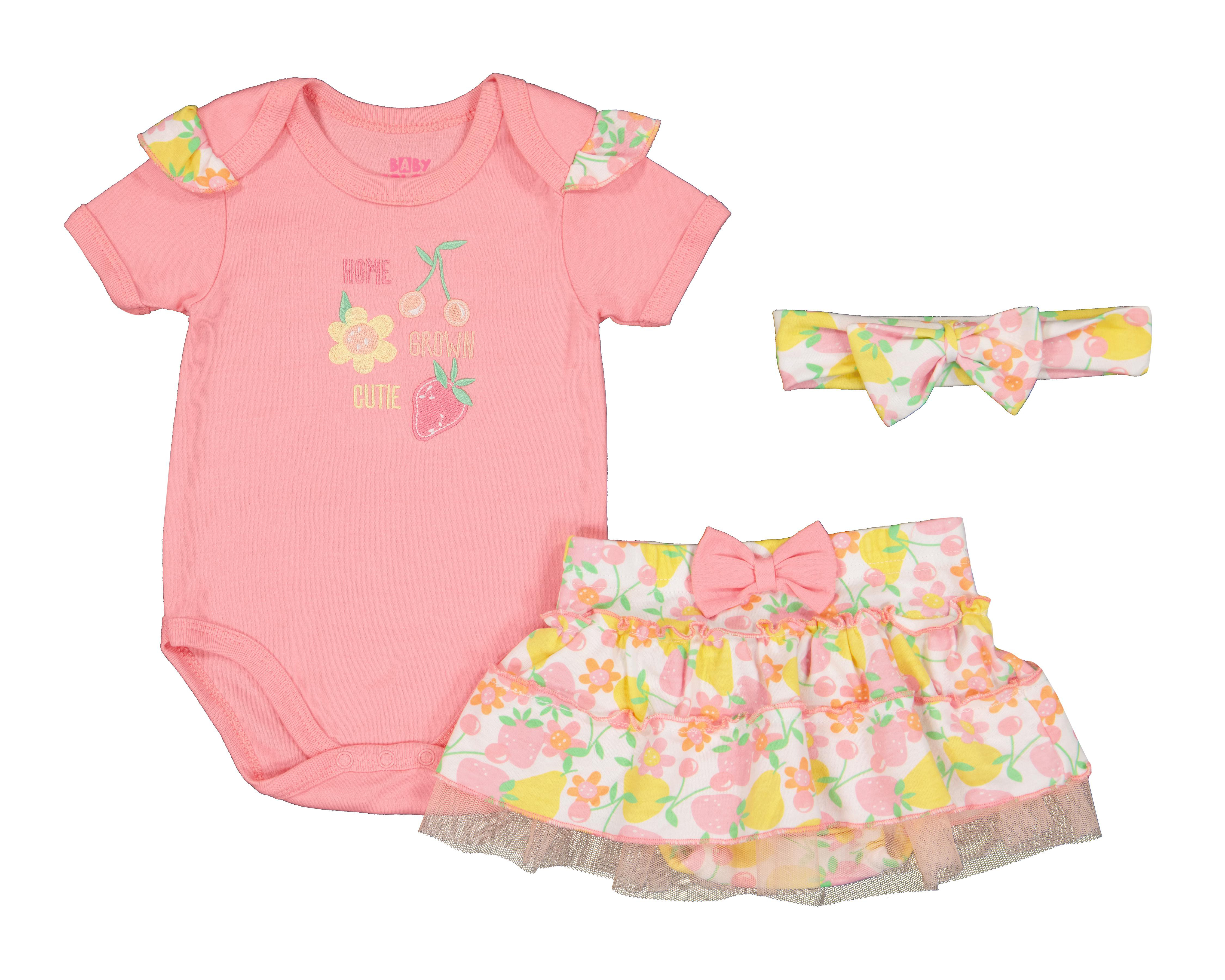 Foto 1 | Conjunto para Bebé Niña Baby Colors 3 Piezas