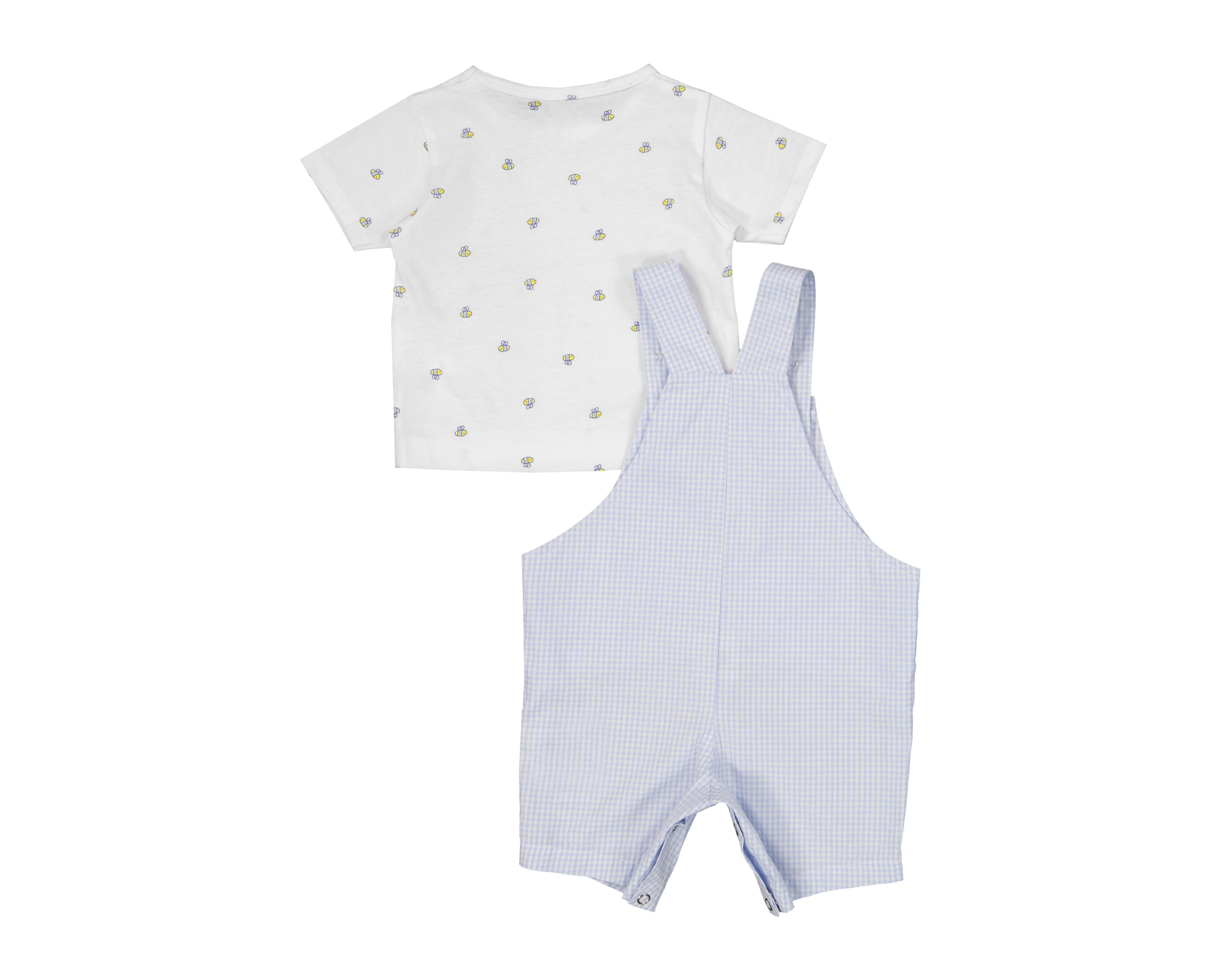 Foto 2 | Conjunto de Algodón para Bebé Niño Baby Colors 3 Piezas