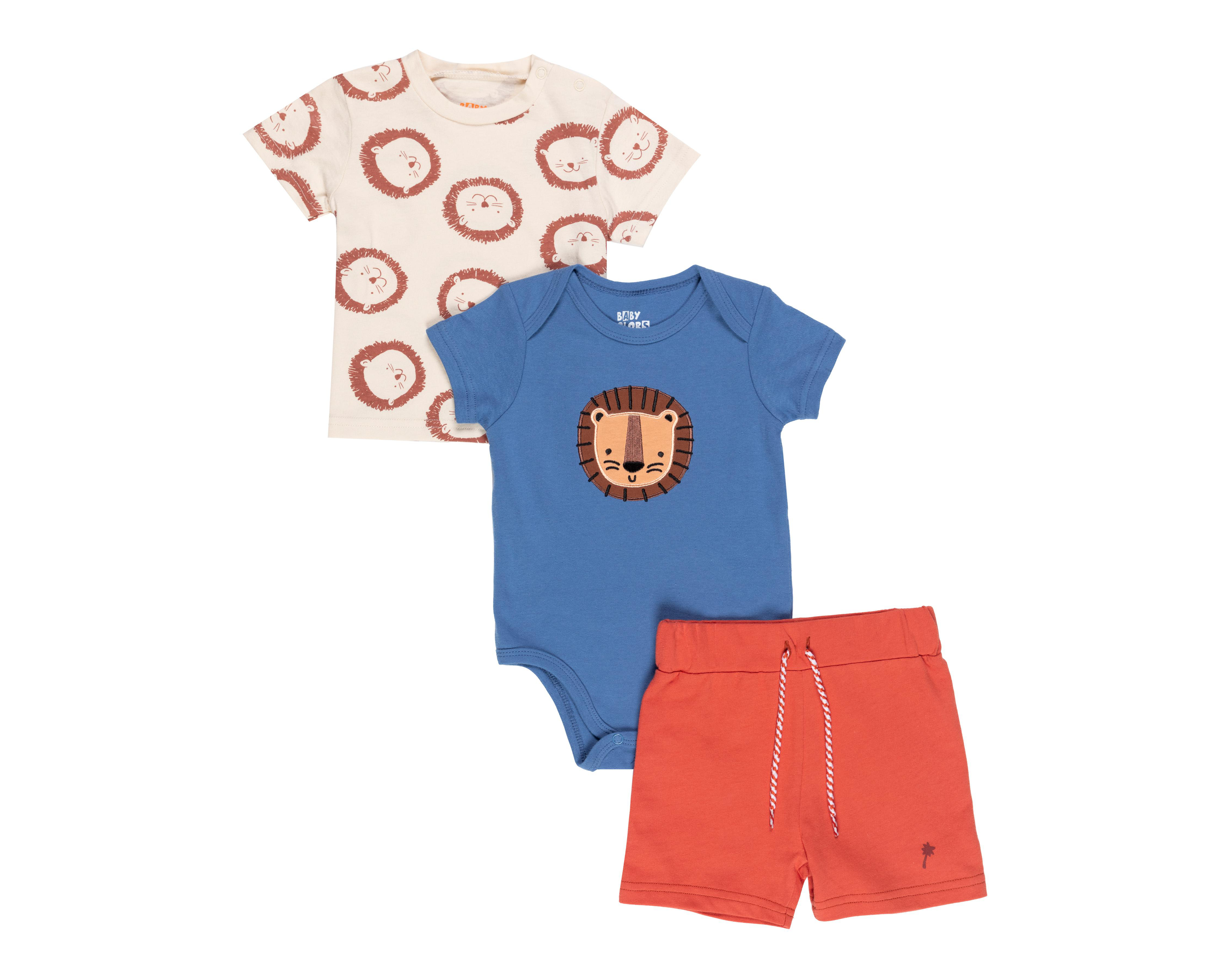 Conjunto para Bebé Niño Baby Colors 3 Piezas