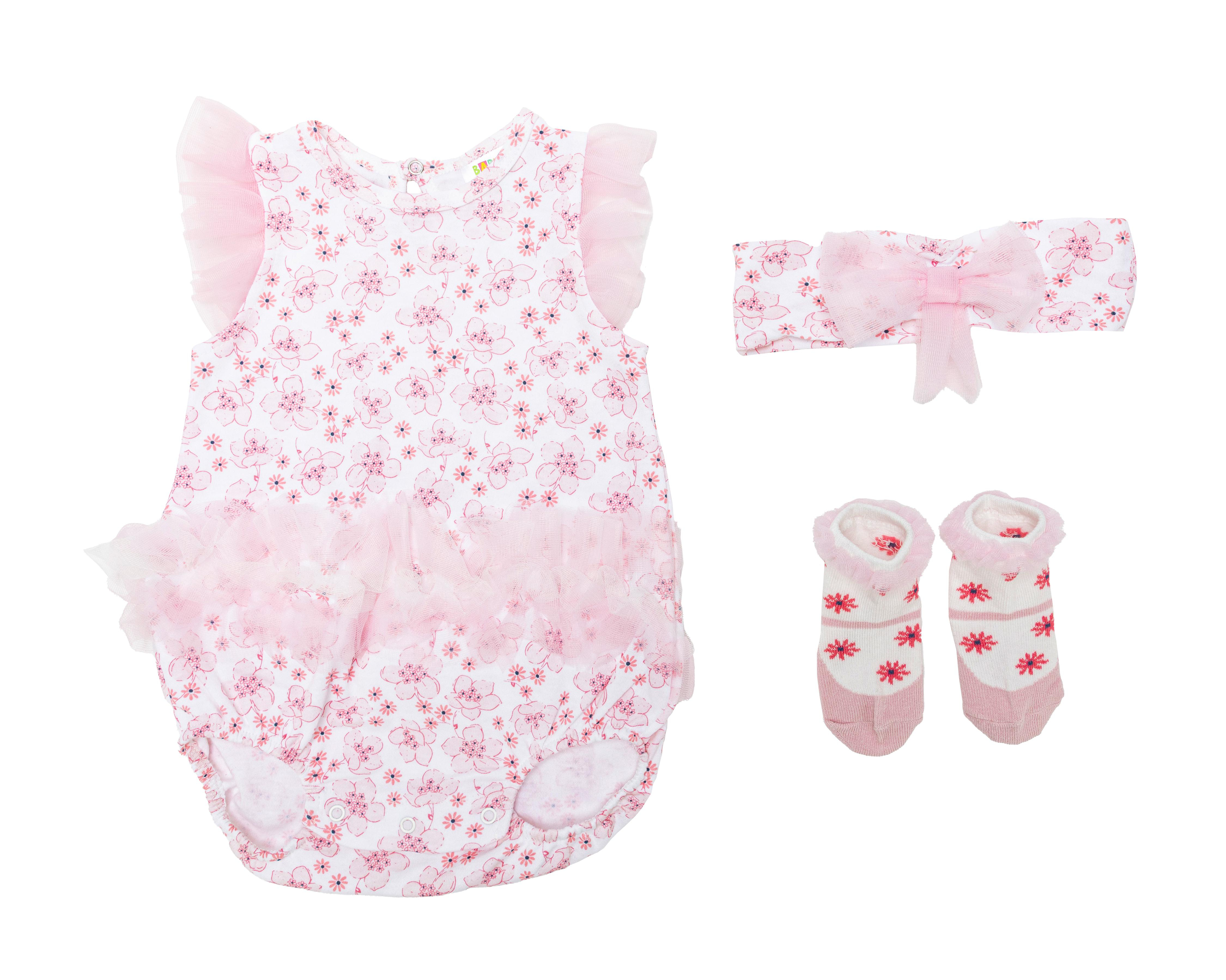 Foto 1 | Jumper para Bebé Niña Baby Colors con Accesorios