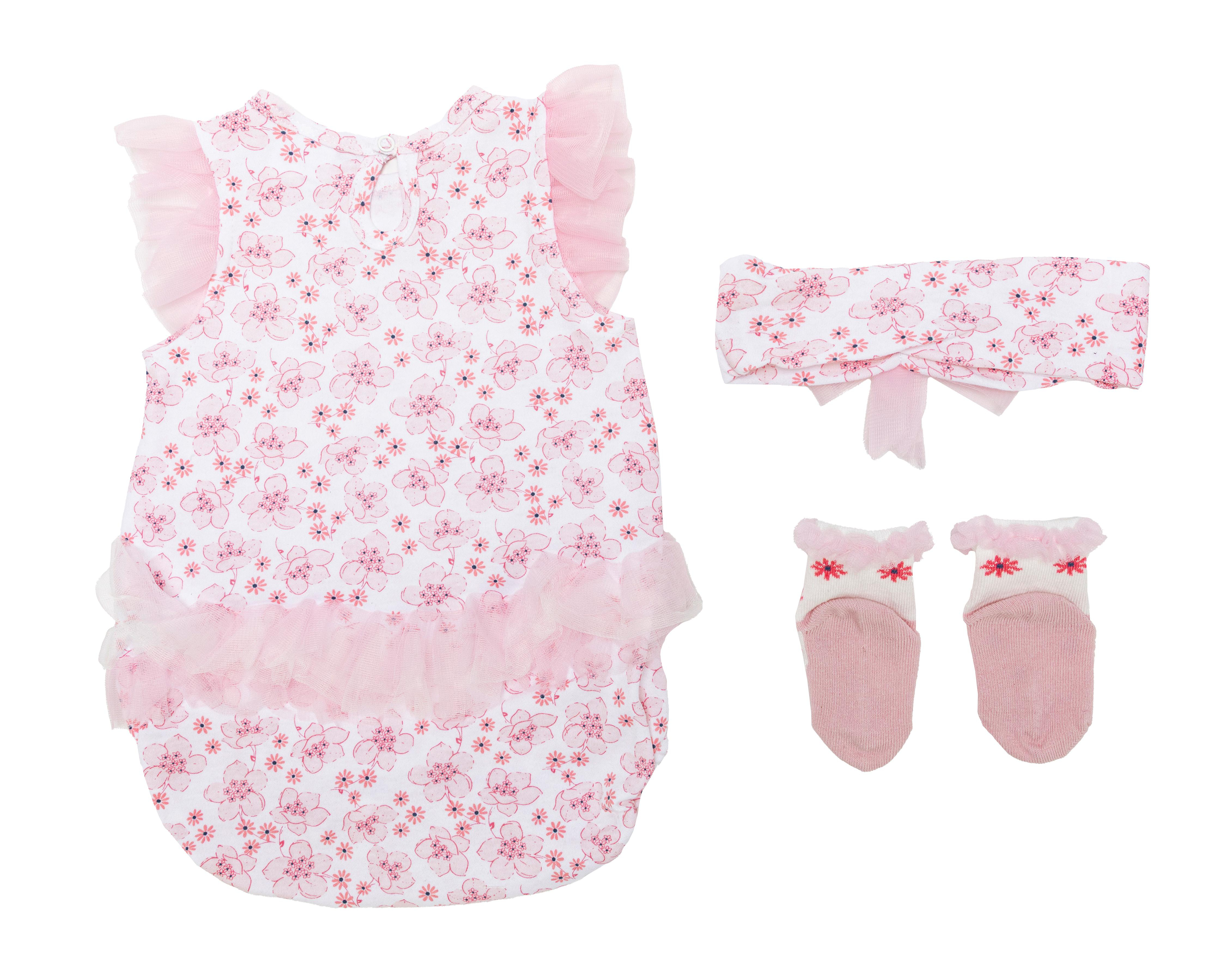 Foto 2 | Jumper para Bebé Niña Baby Colors con Accesorios