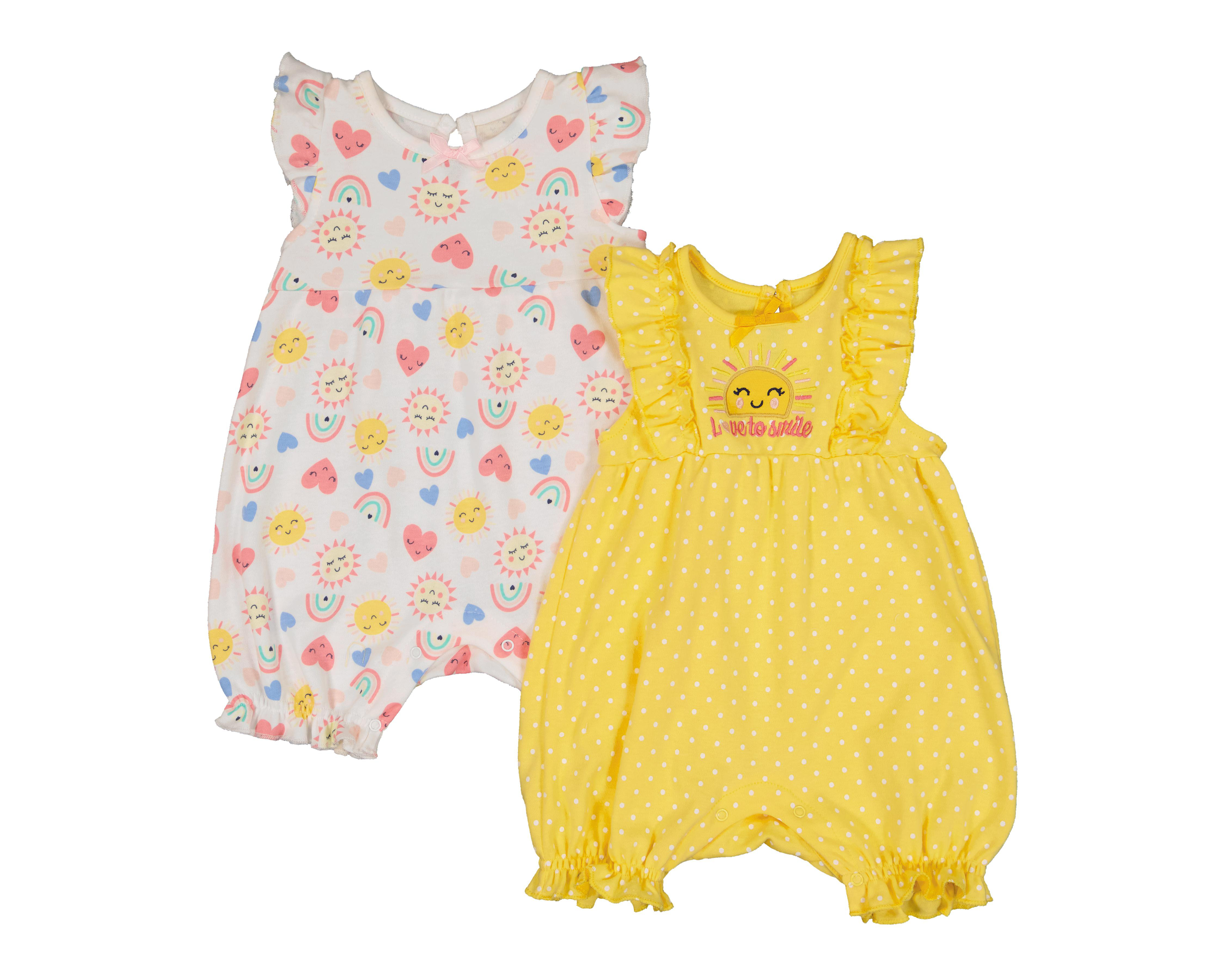 Foto 1 | Jumper para Bebé Niña Baby Colors Estampado 2 Piezas