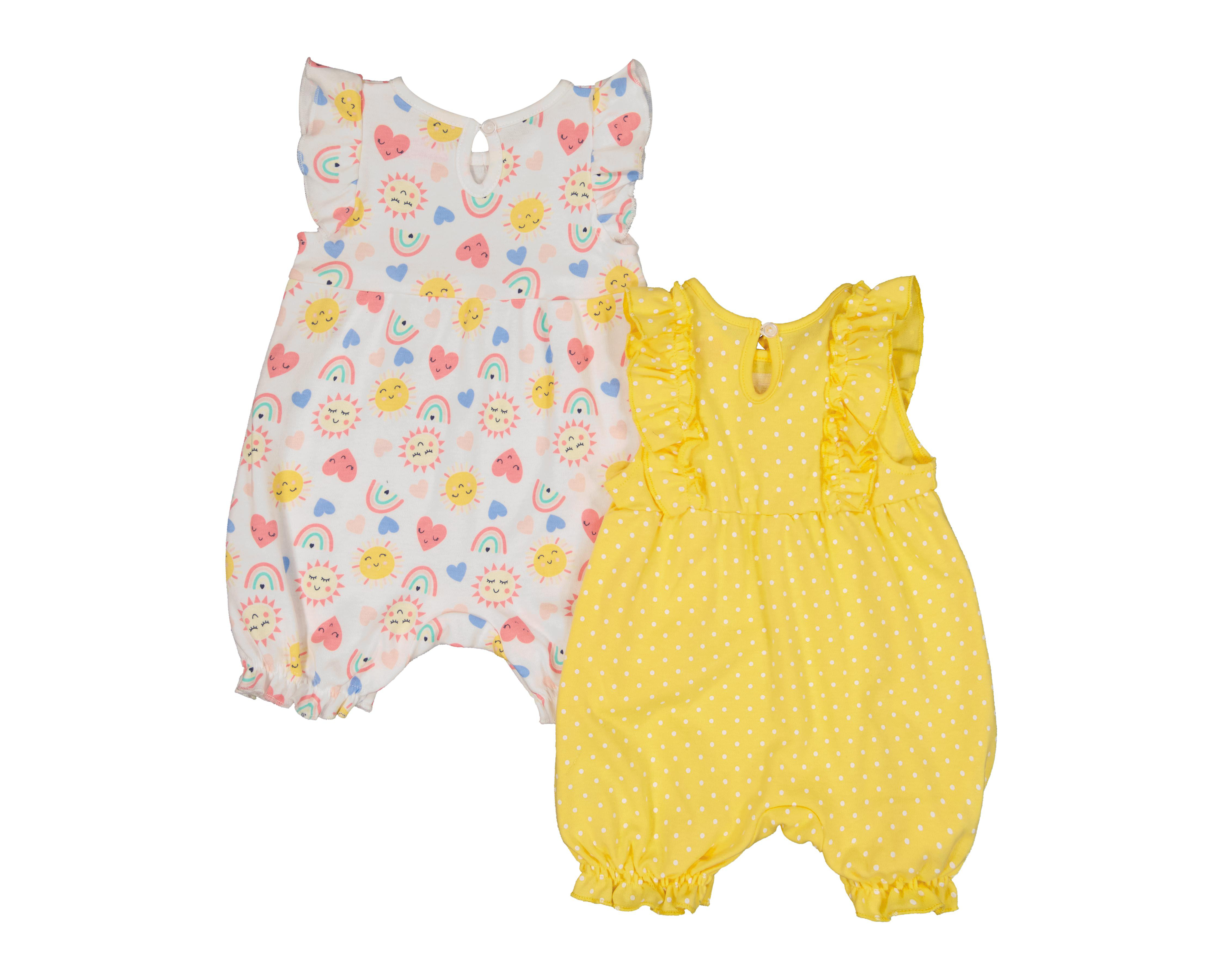 Foto 2 | Jumper para Bebé Niña Baby Colors Estampado 2 Piezas