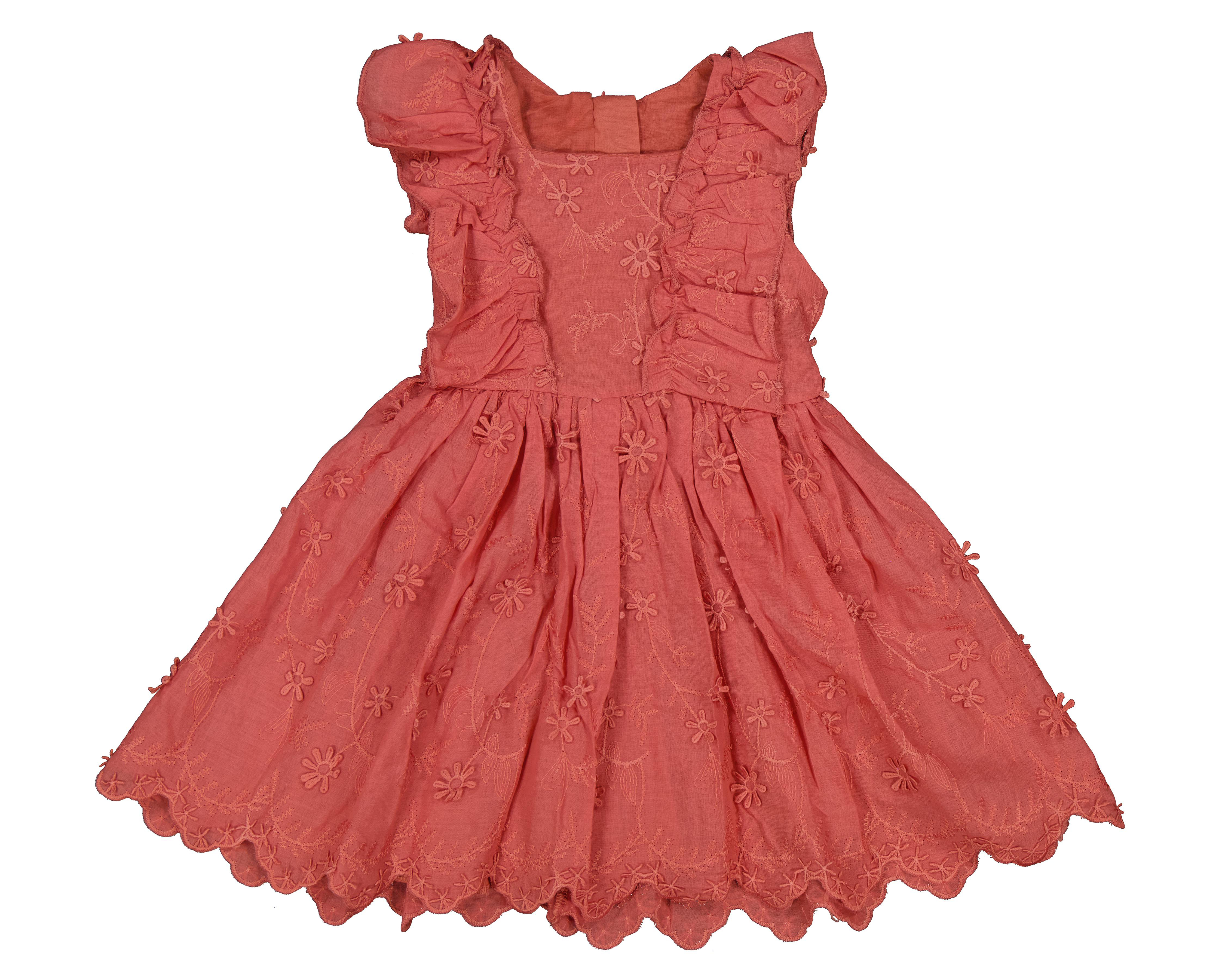 Foto 2 pulgar | Vestido Tinto Baby Colors para Bebé Niña
