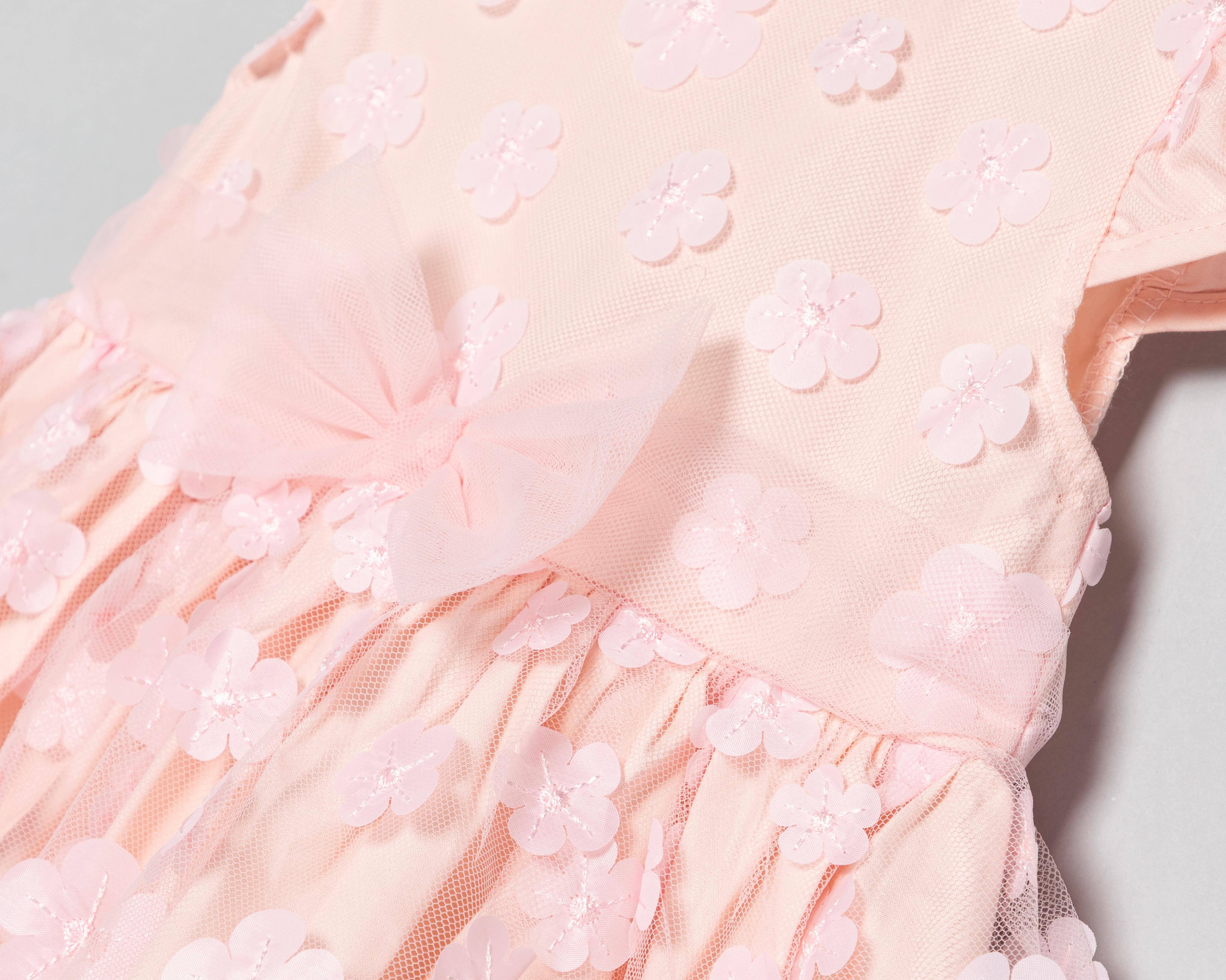 Foto 4 | Vestido para Bebé Niña Baby Colors Rosa