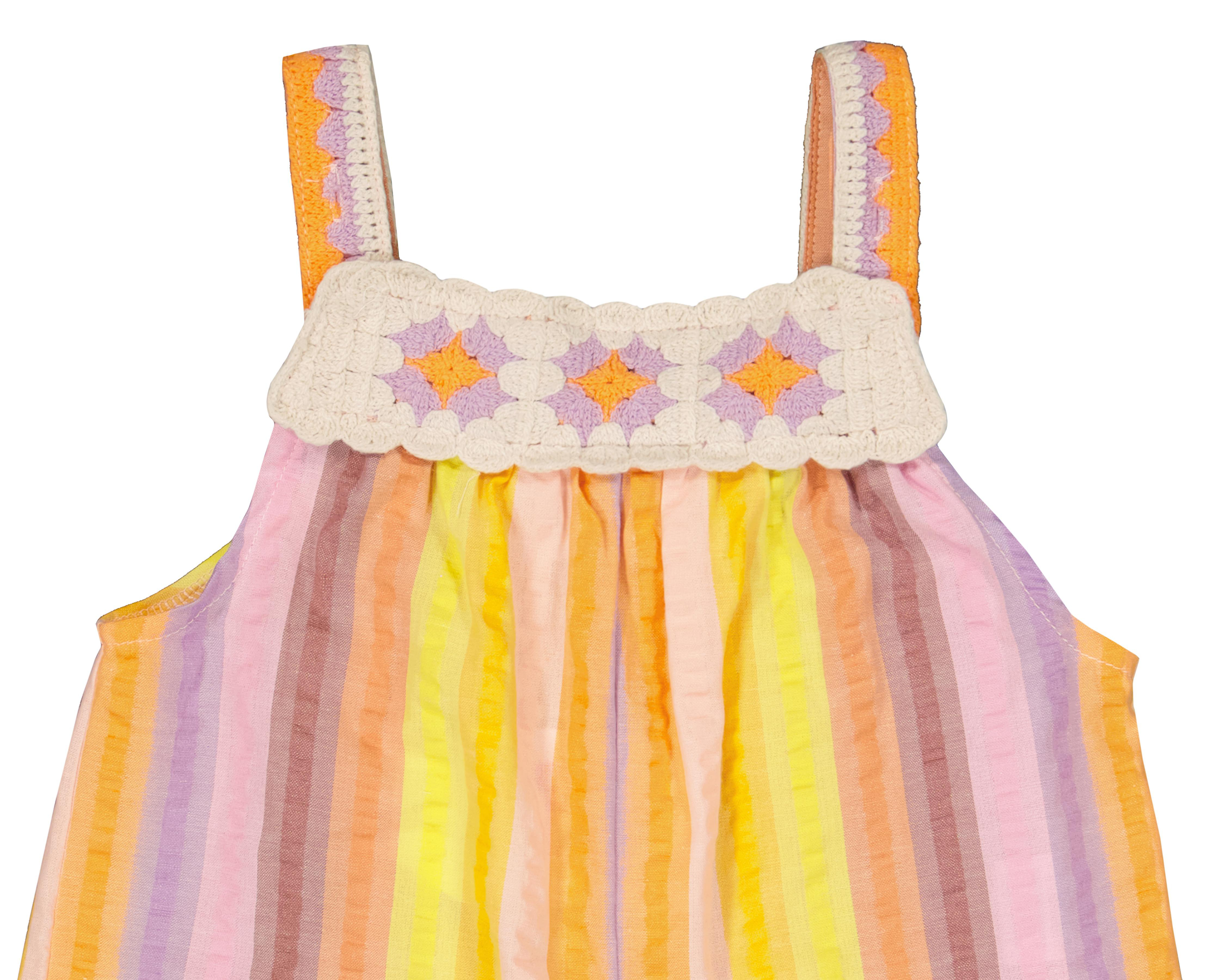 Foto 4 pulgar | Jumper para Bebé Niña Baby Colors de Algodón con Sandalias