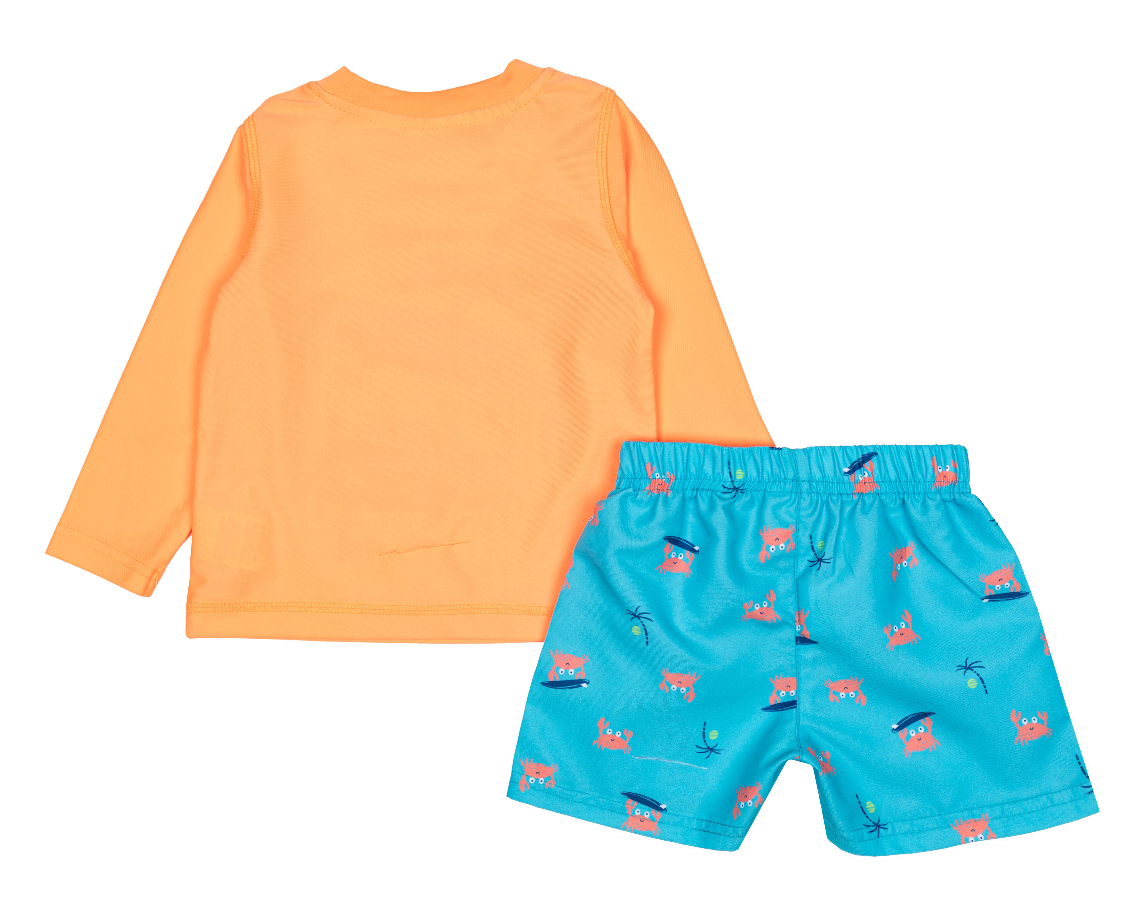 Foto 3 pulgar | Traje de Baño para Bebé Niño Rio Beach Estampado 2 Piezas
