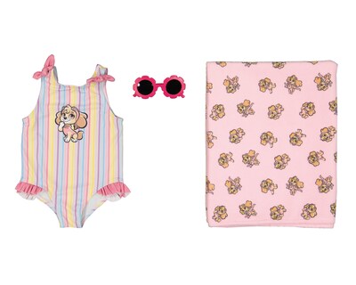 Foto 1 | Traje de Baño para Bebé Niña Paw Patrol con Accesorios