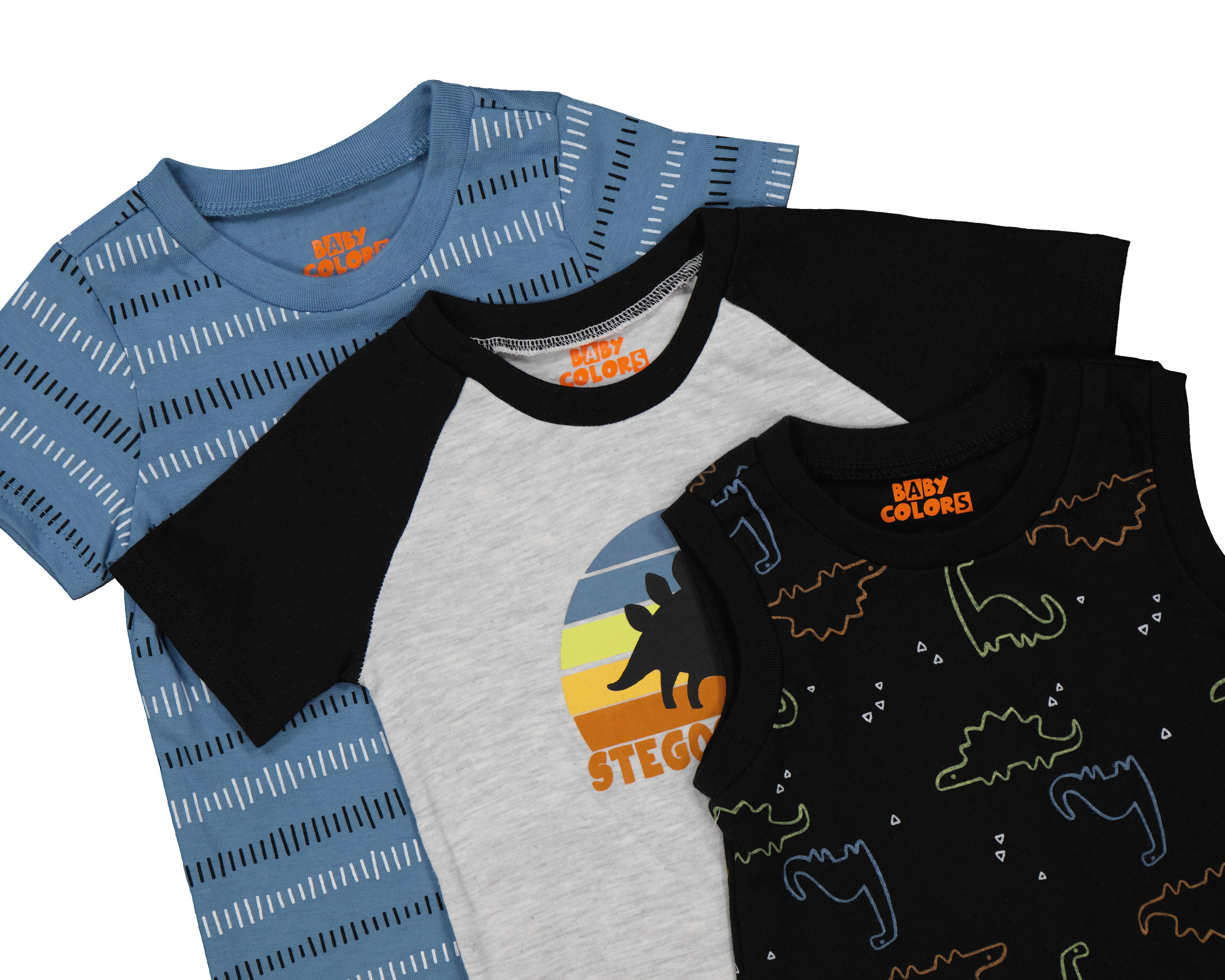 Foto 4 | Jumper para Bebé Niño Baby Colors de Algodón 3 Piezas