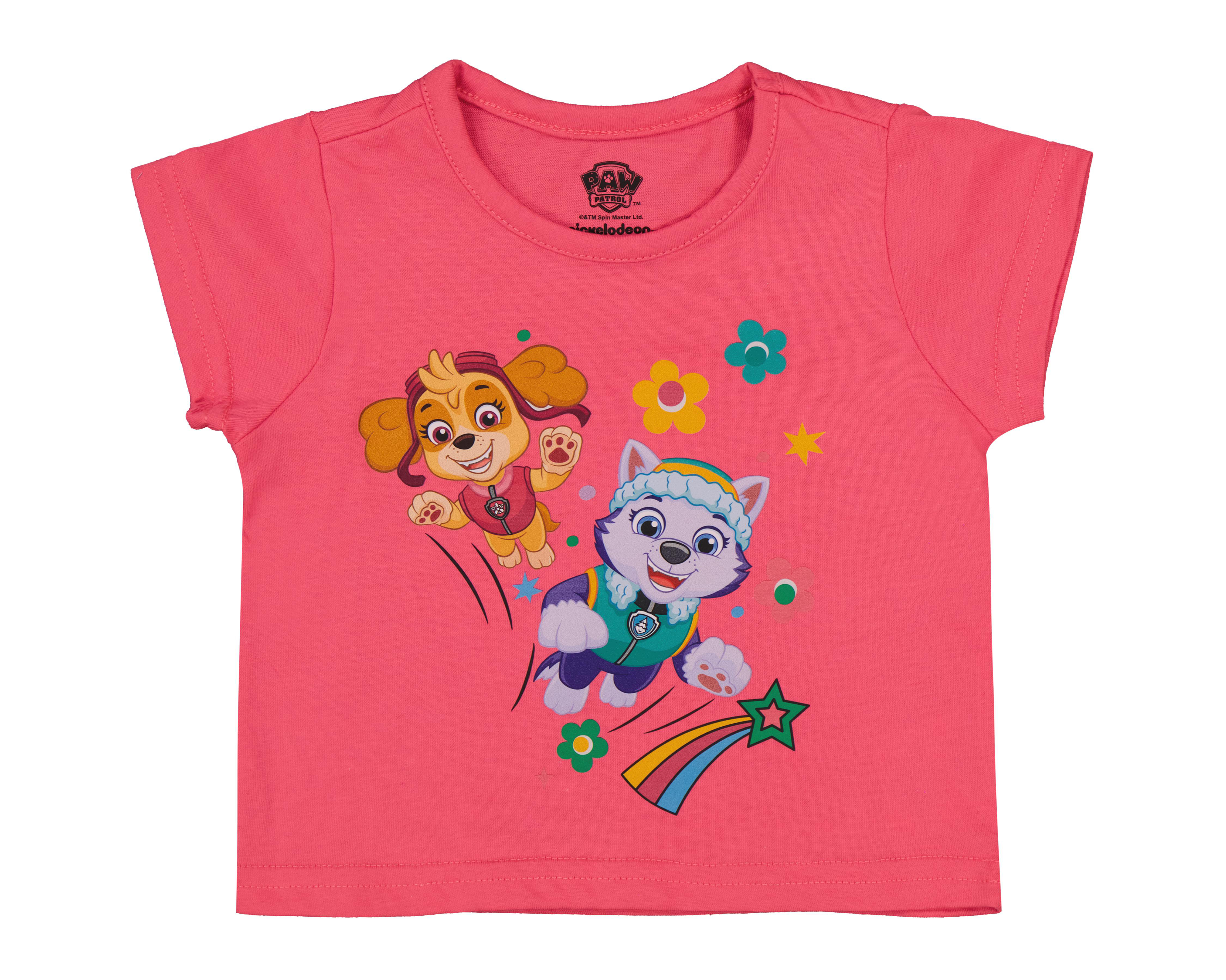 Foto 6 pulgar | Conjunto para Bebé Niña Paw Patrol Estampado 4 Piezas