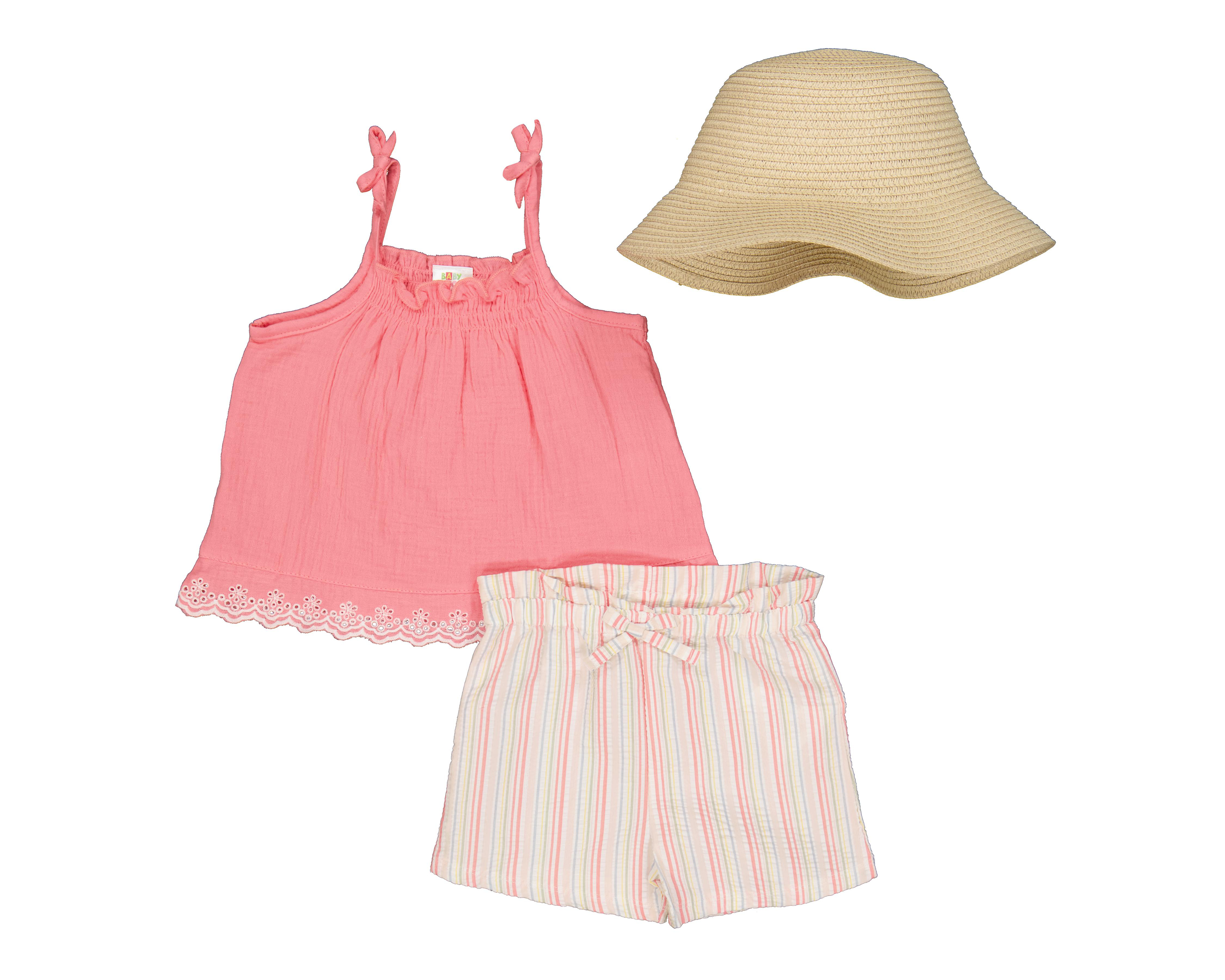 Foto 1 | Conjunto Baby Colors para Niña 3 Piezas