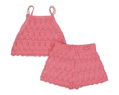 Foto 1 | Conjunto para Bebé Niña Baby Colors Rosa 2 Piezas