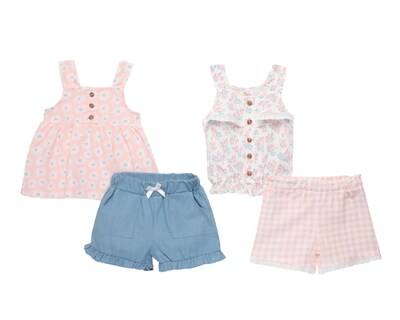 Foto 1 | Conjunto para Bebé Niña Baby Colors 4 Piezas