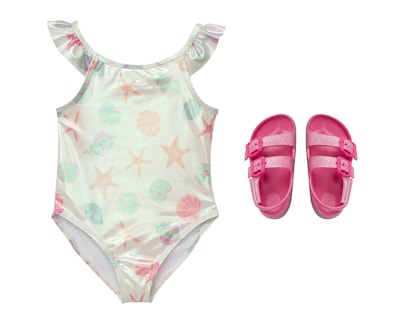 Foto 1 | Traje de Baño para Bebé Niña Rio Beach con Sandalias