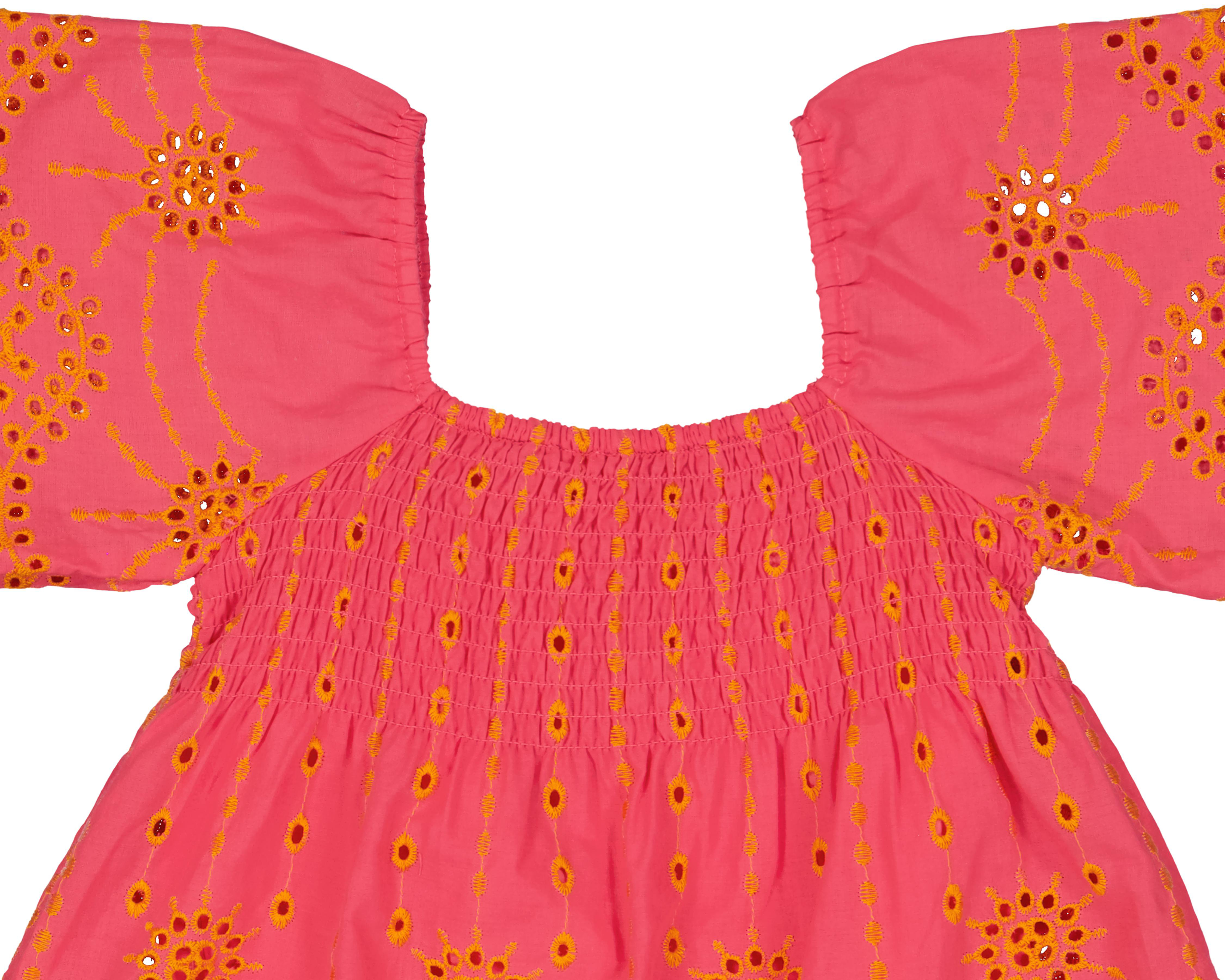Foto 4 pulgar | Vestido para Bebé Niña Baby Colors de Algodón Rosa