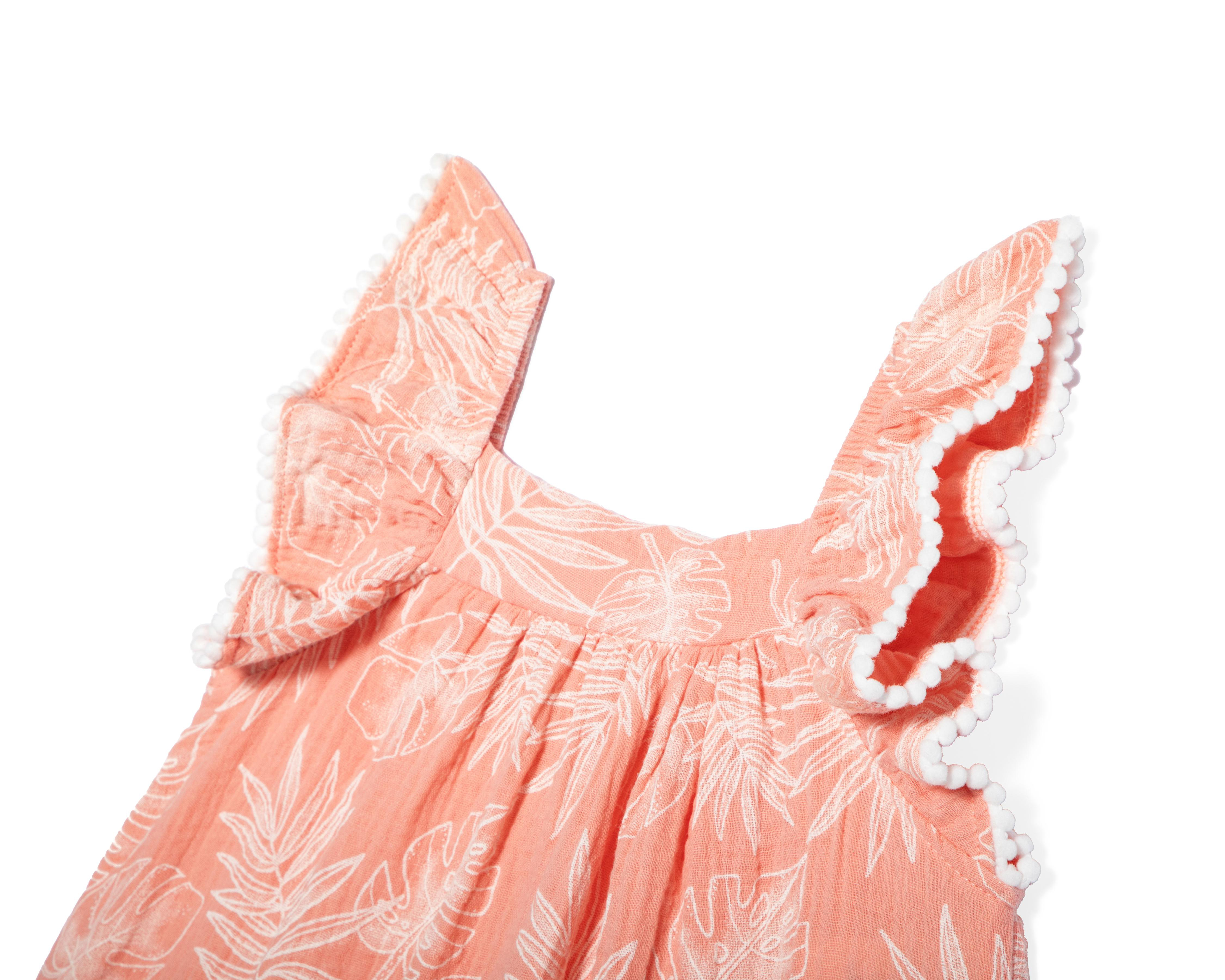 Foto 4 pulgar | Vestido para Bebé Niña Baby Colors de Algodón 3 Piezas