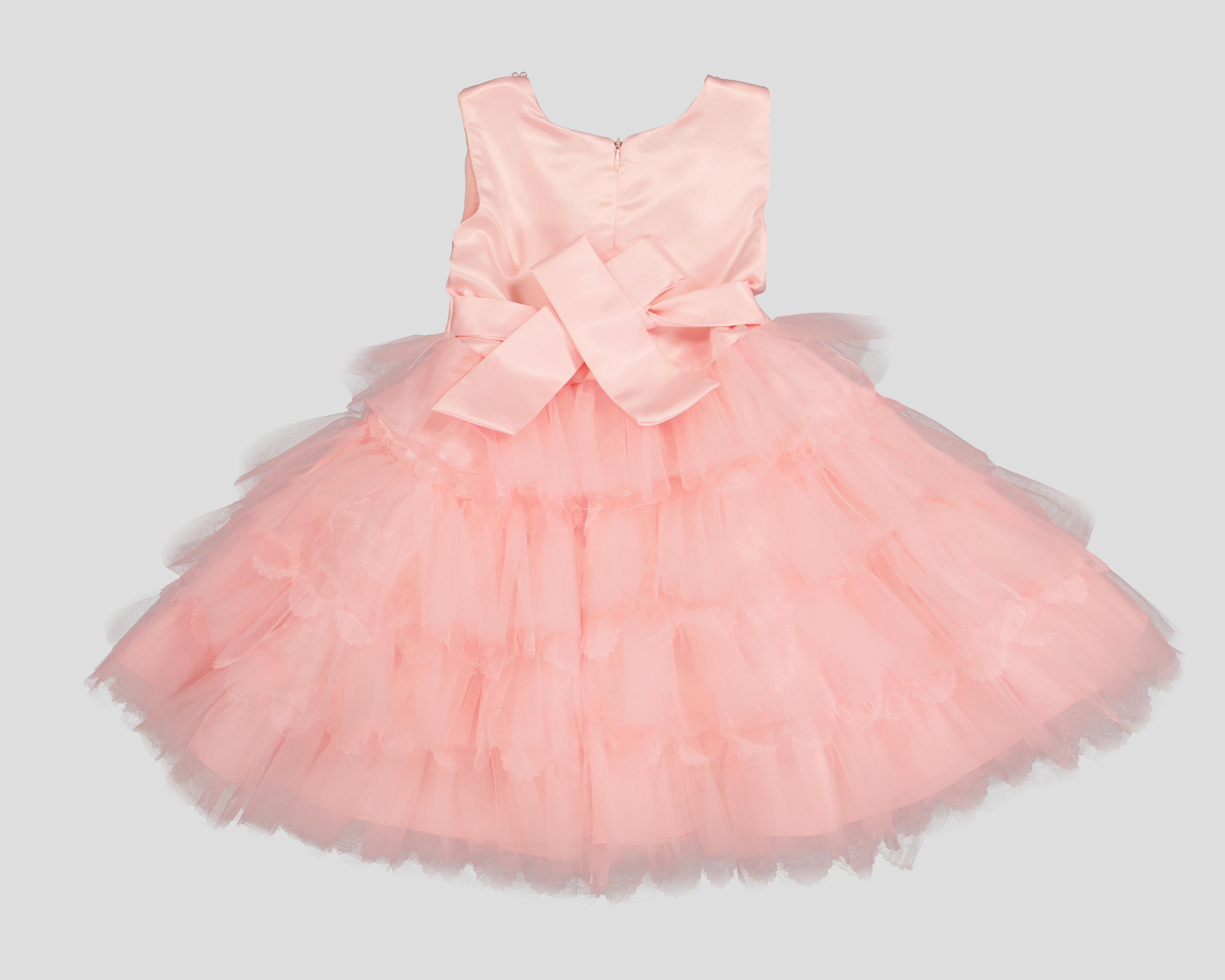 Foto 3 pulgar | Vestido para Bebé Niña Baby Colors Rosa