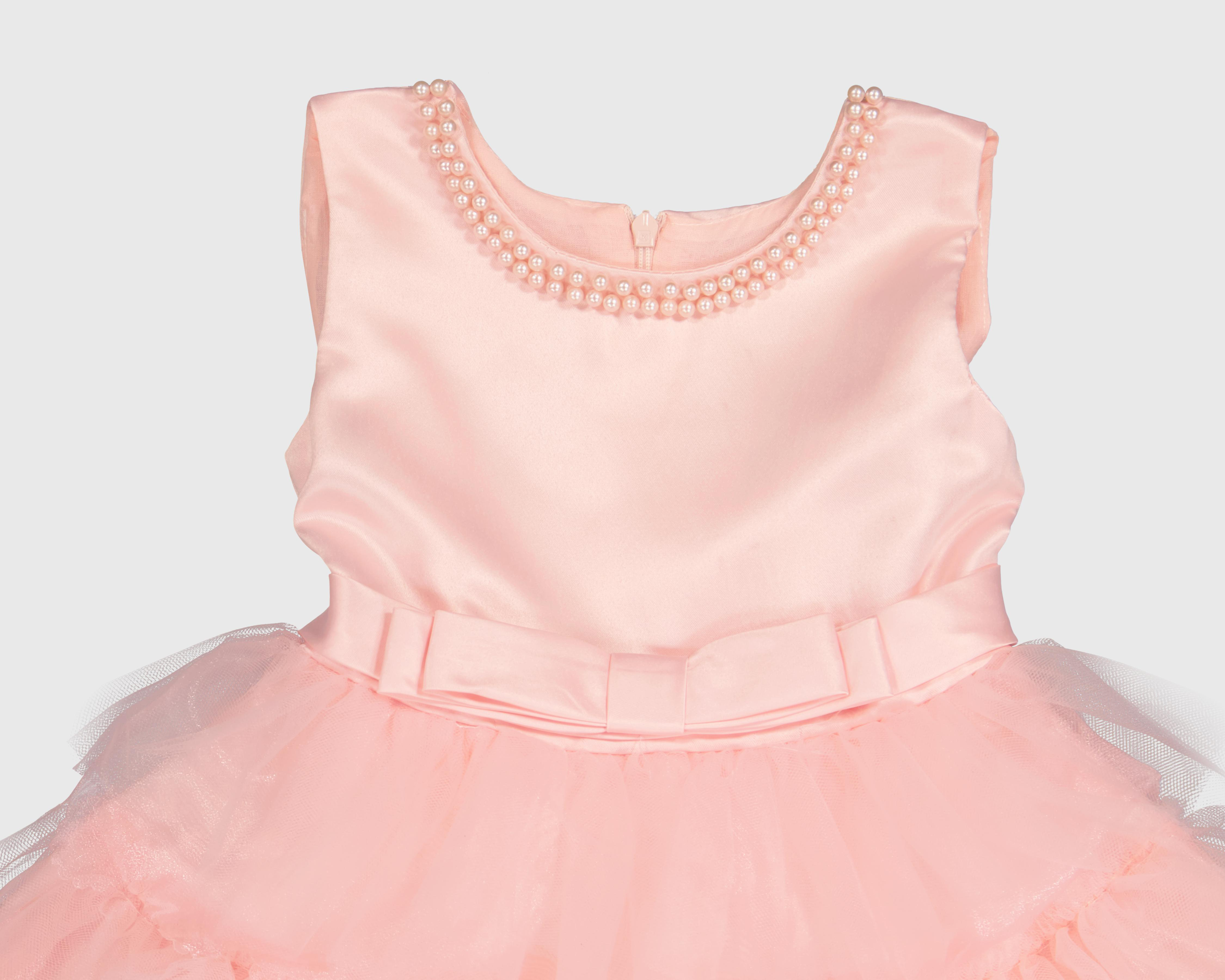 Foto 4 pulgar | Vestido para Bebé Niña Baby Colors Rosa