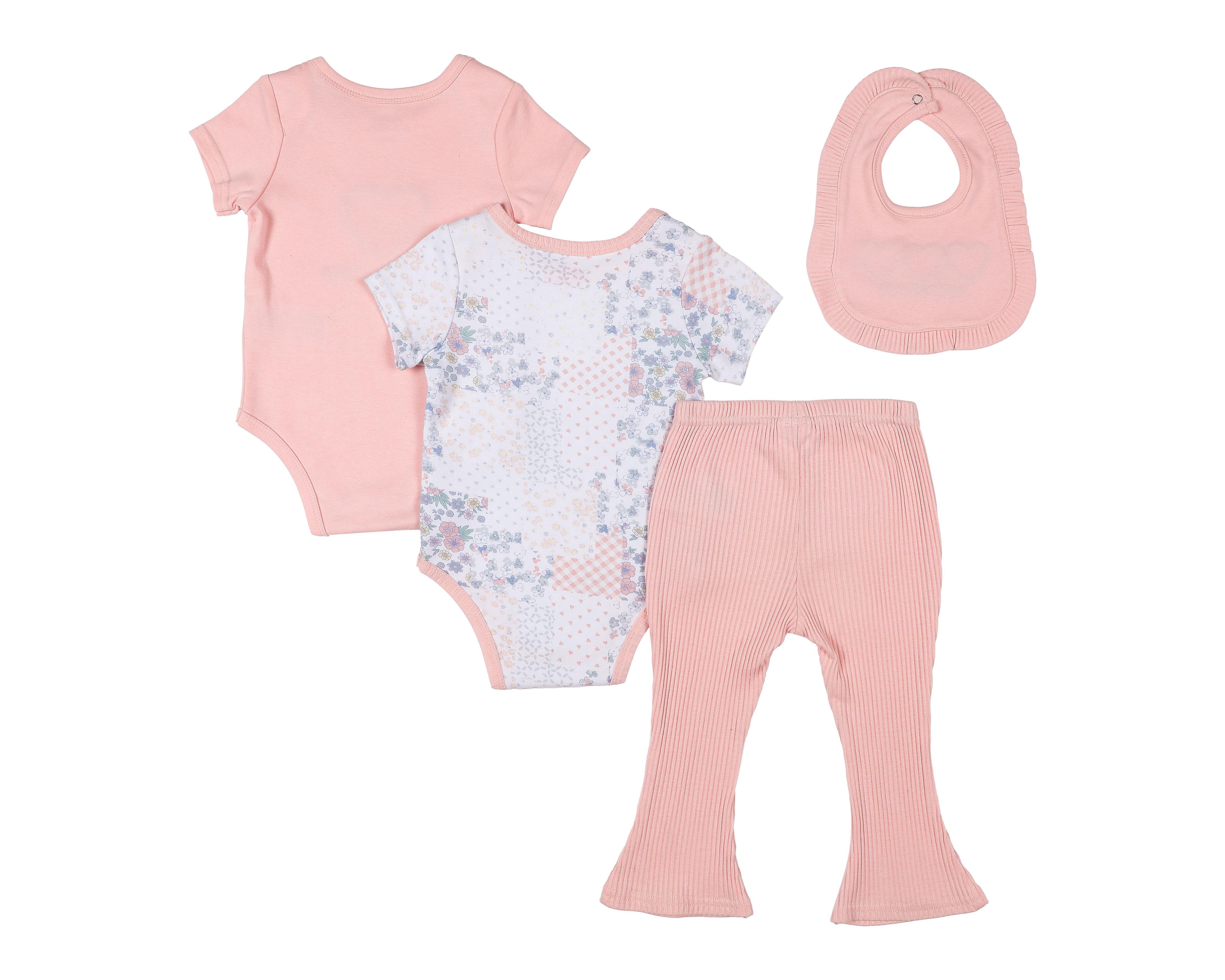Foto 2 | Conjunto para Bebé Niña Baby Colors 4 Piezas