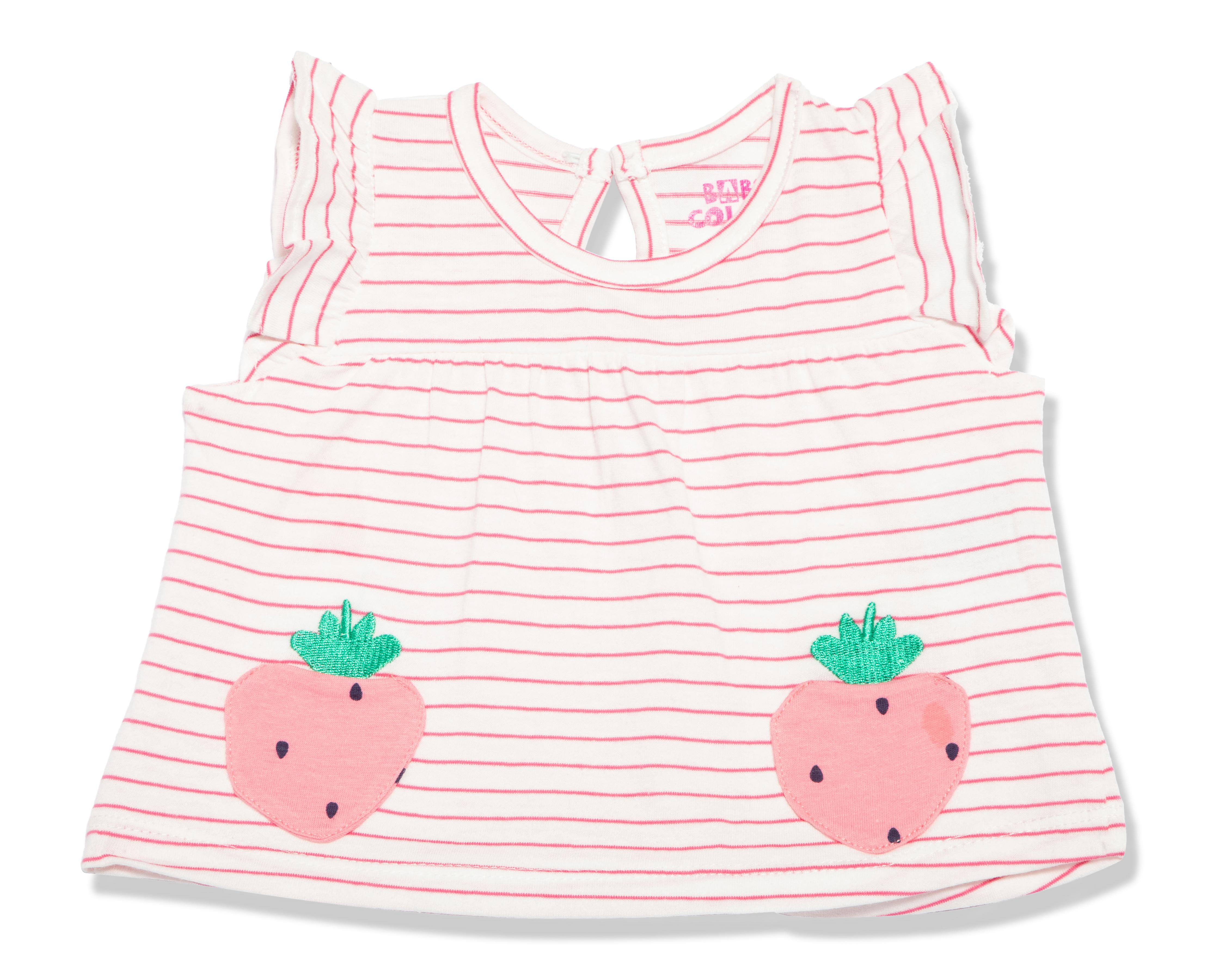 Foto 3 | Conjunto de Algodón para Bebé Niña Baby Colors 3 Piezas