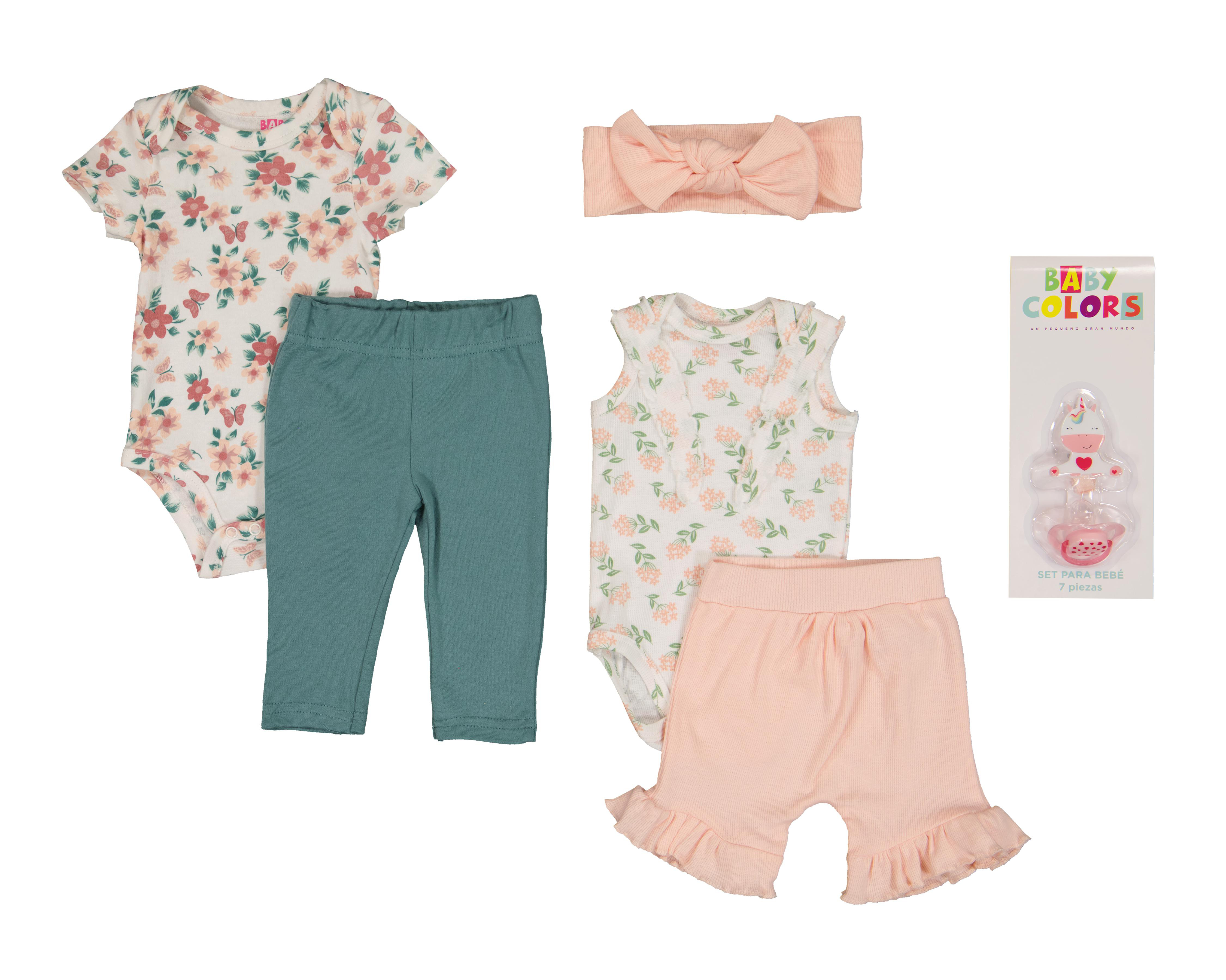 Foto 1 | Conjunto para Bebé Niña Baby Colors con Accesorios