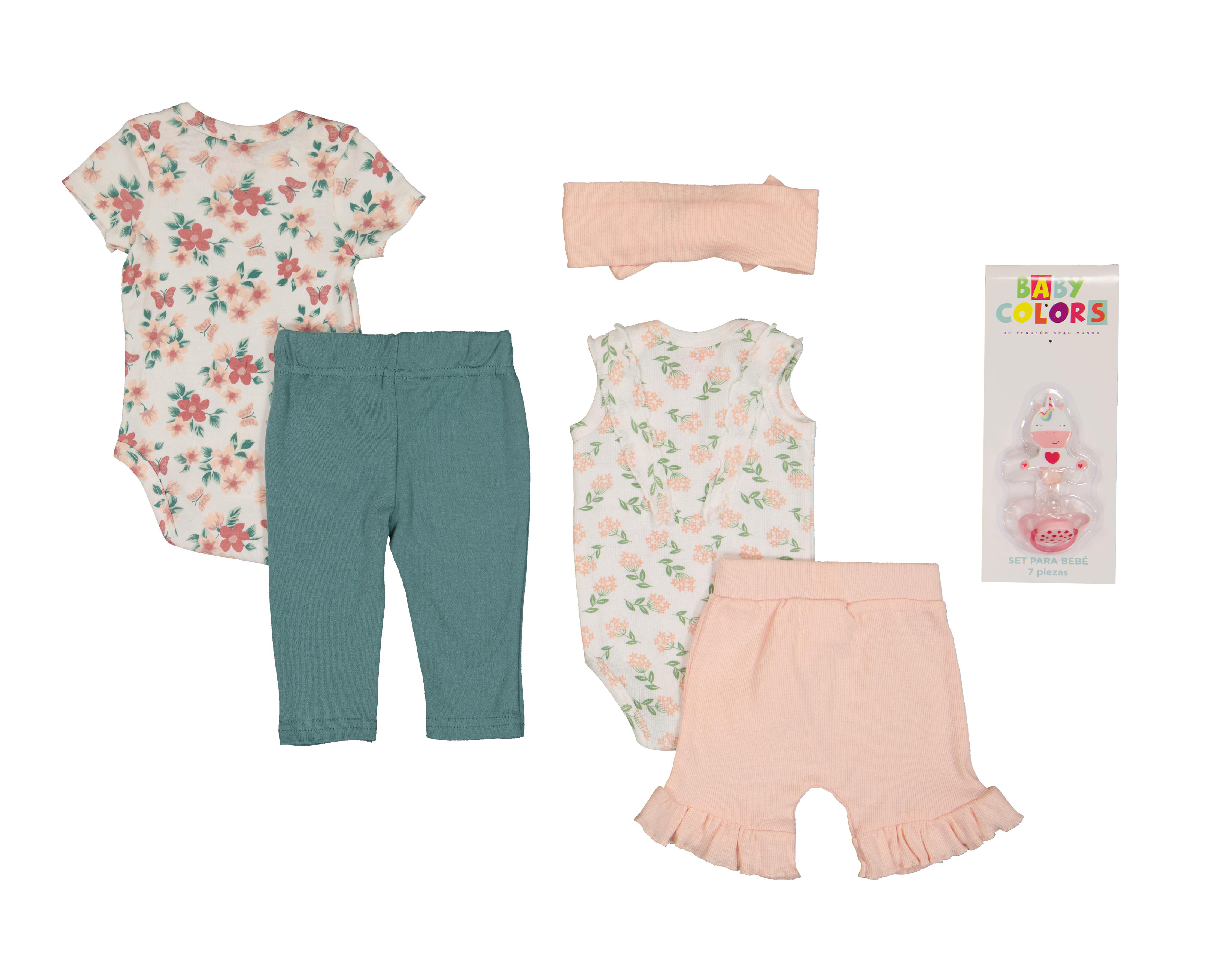 Foto 2 | Conjunto para Bebé Niña Baby Colors con Accesorios