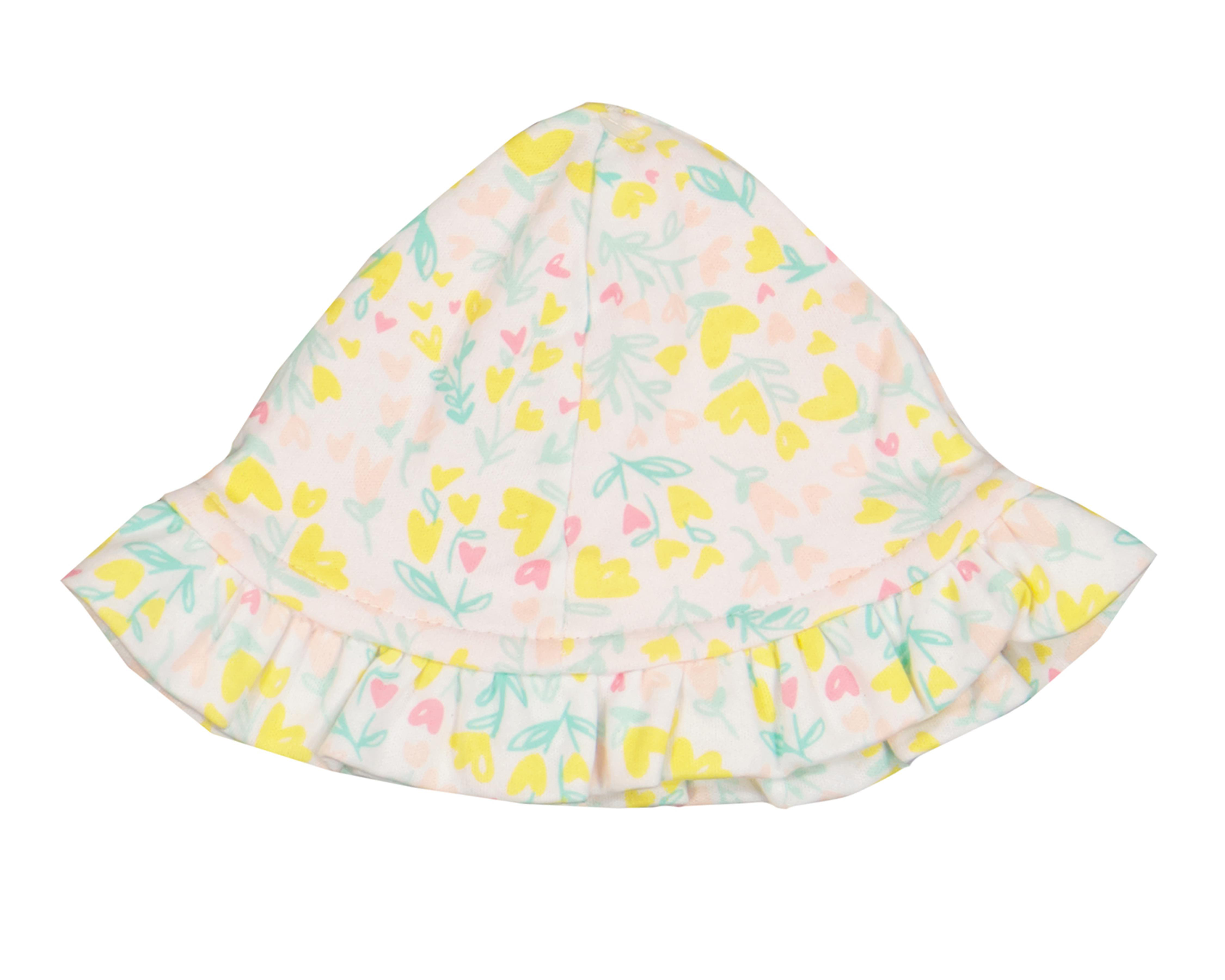 Foto 6 | Set de Pañaleros y Short para Bebé Niña Baby Colors con Gorro 4 Piezas