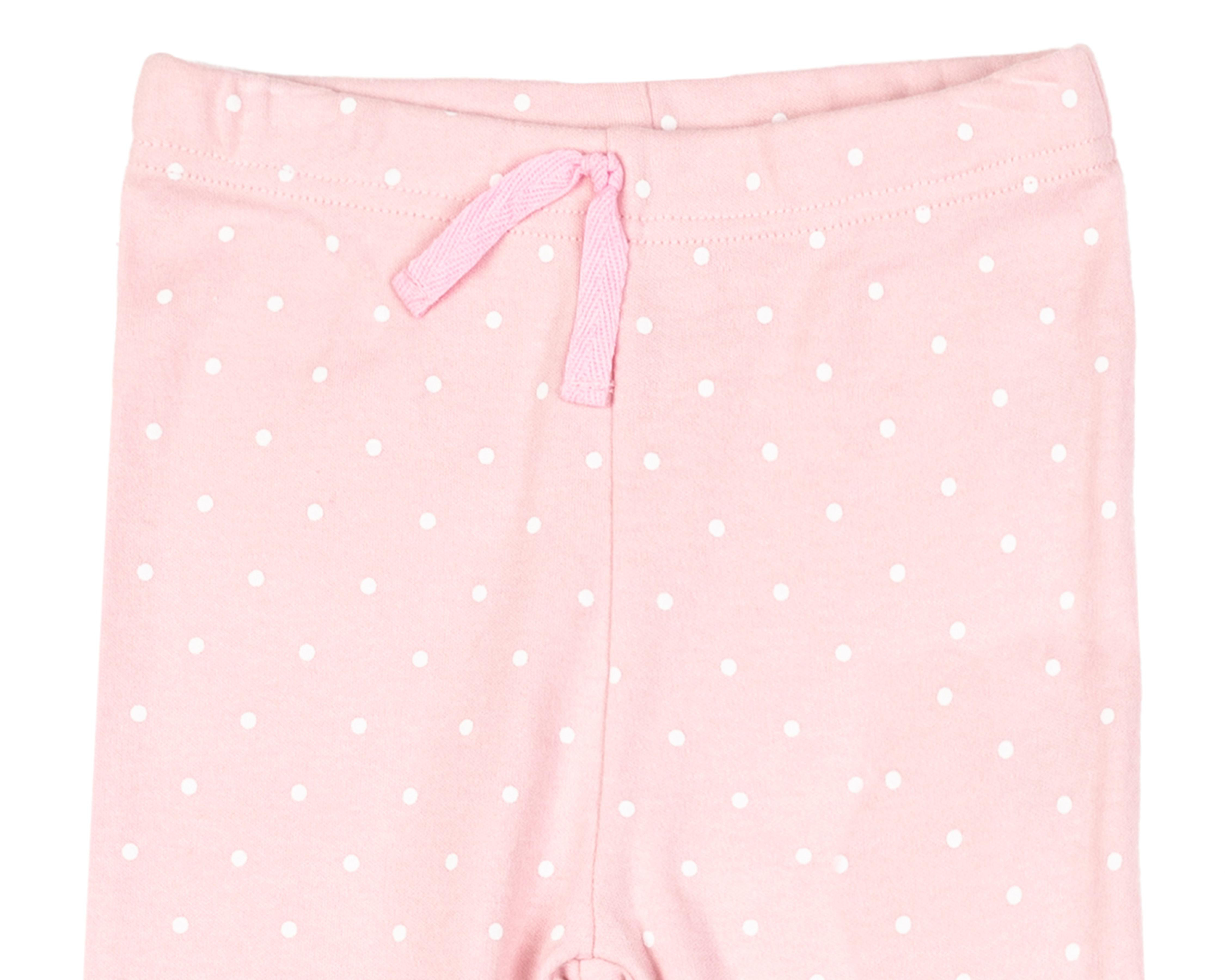 Foto 4 pulgar | Pantalón para Bebé Baby Colors de Algodón Estampado 3 Piezas