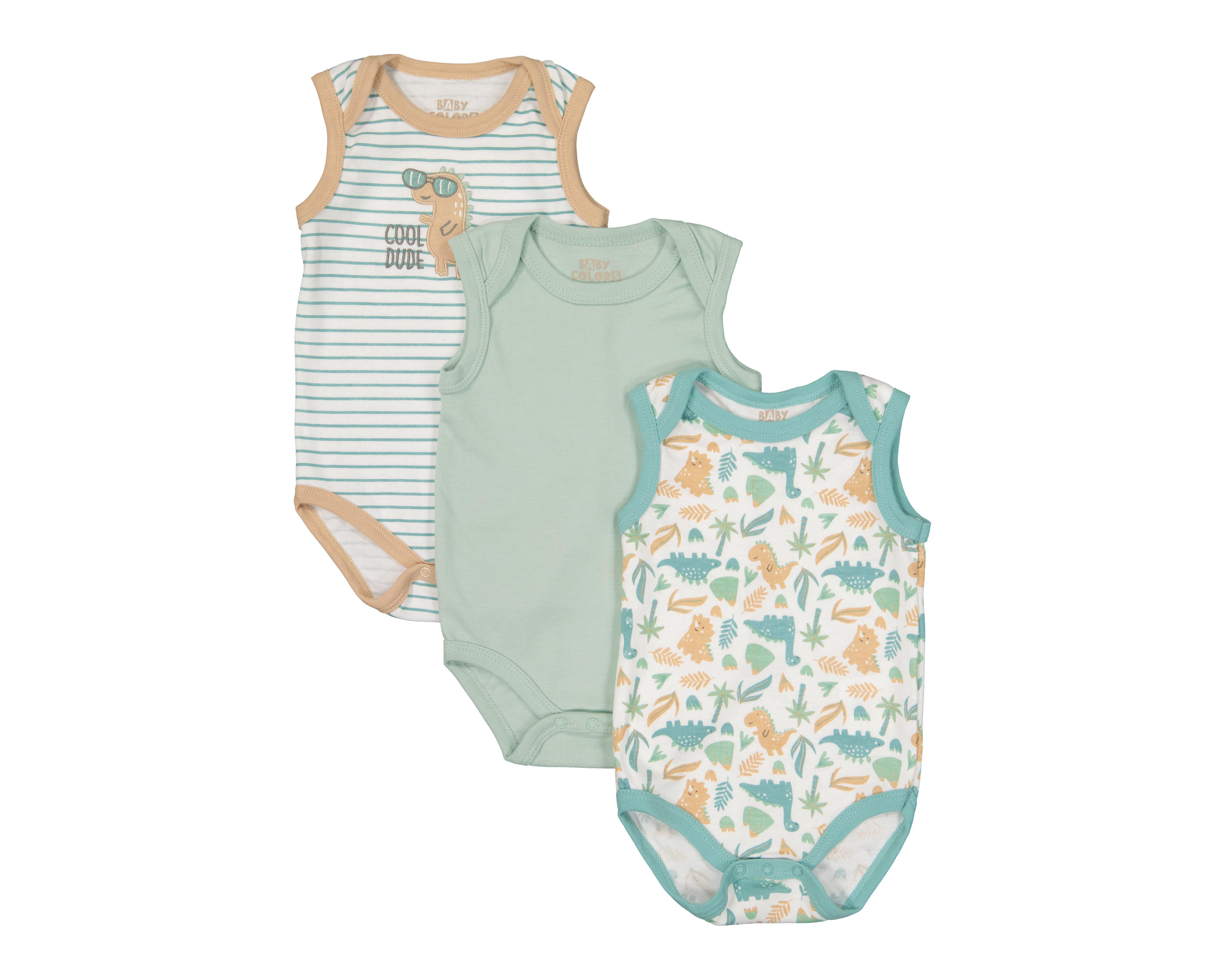 Foto 1 | Pañalero para Bebé Niño Baby Colors 3 Piezas