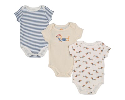 Foto 1 | Pañalero para Bebé Niño Baby Colors Estampado 3 Piezas