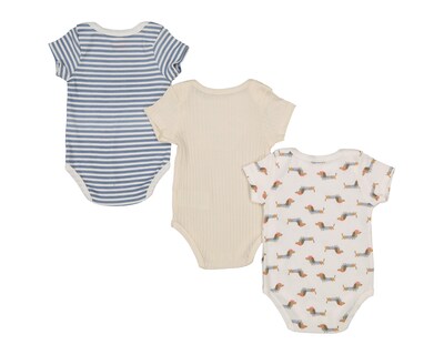 Foto 2 | Pañalero para Bebé Niño Baby Colors Estampado 3 Piezas