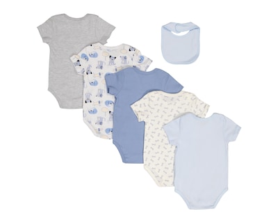 Foto 2 | Pañalero para Bebé Niño Baby Colors con Babero 5 Piezas