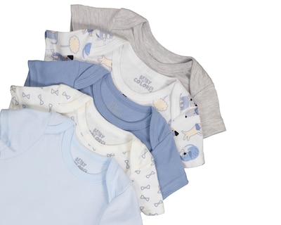 Foto 4 | Pañalero para Bebé Niño Baby Colors con Babero 5 Piezas