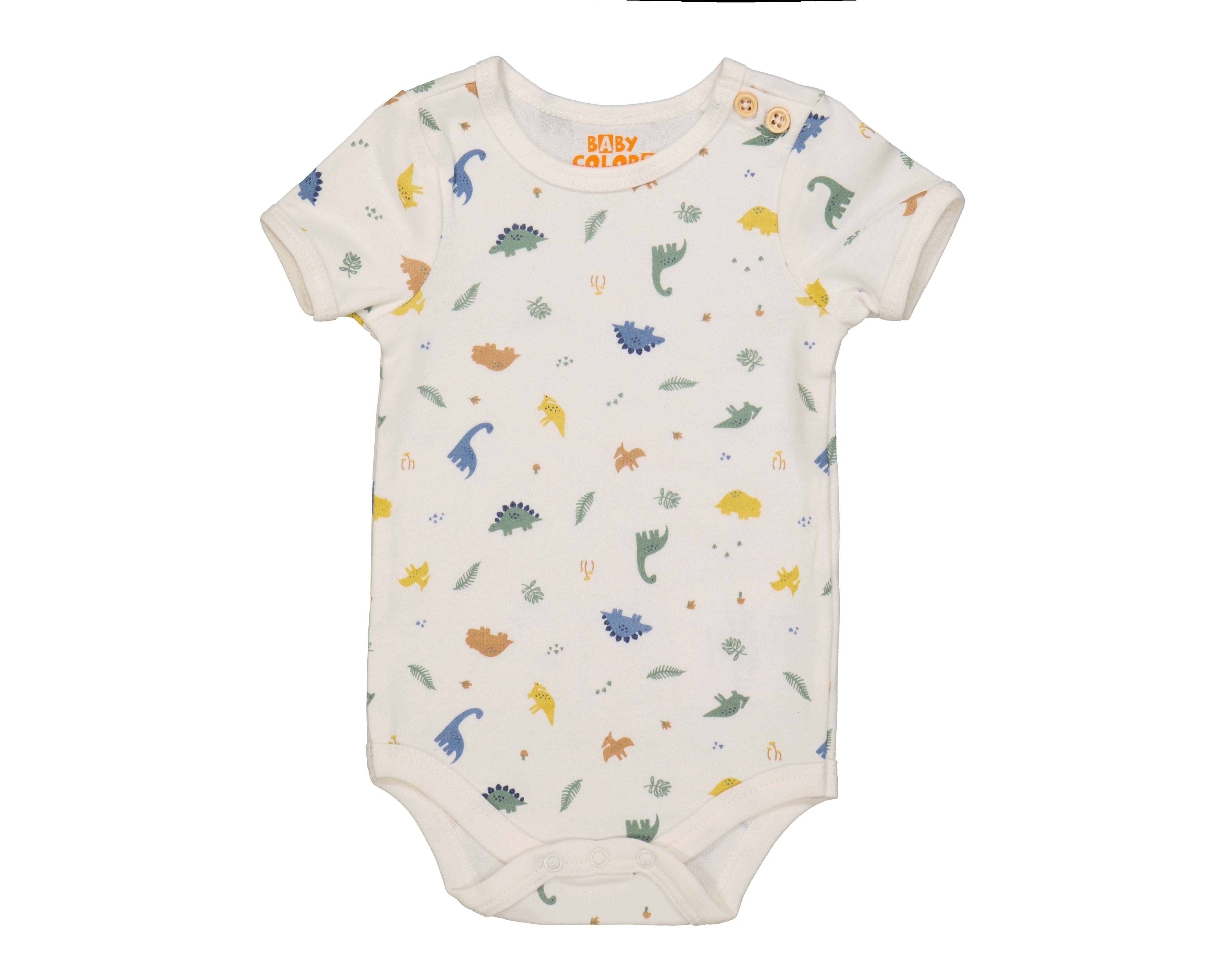 Foto 4 pulgar | Pañalero para Bebé Niño Baby Colors de Algodón Print Dinosaurios 3 Piezas