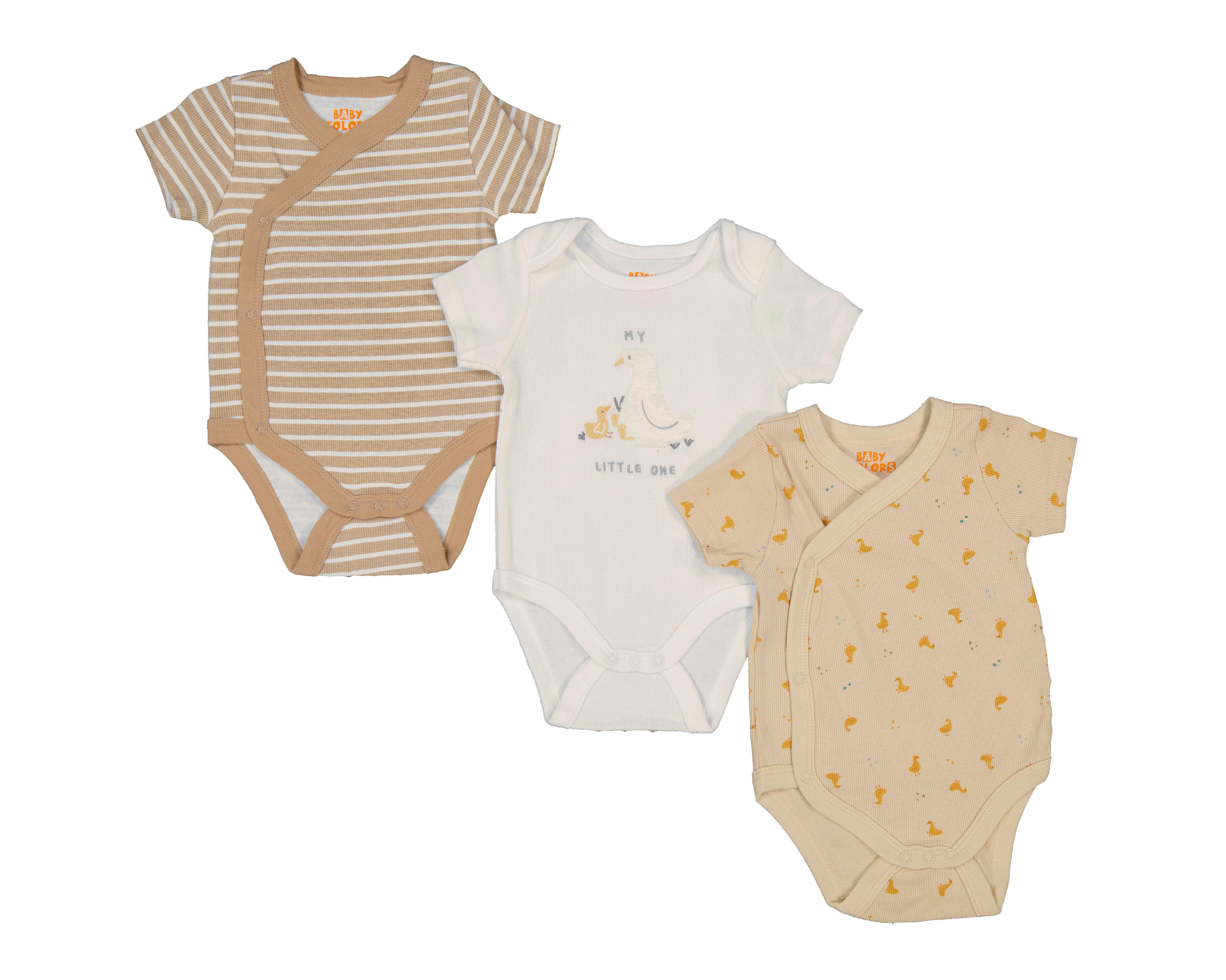 Foto 1 | Pañalero para Bebé Niño Baby Colors Estampado 3 Piezas