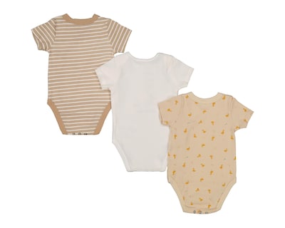 Foto 2 | Pañalero para Bebé Niño Baby Colors Estampado 3 Piezas