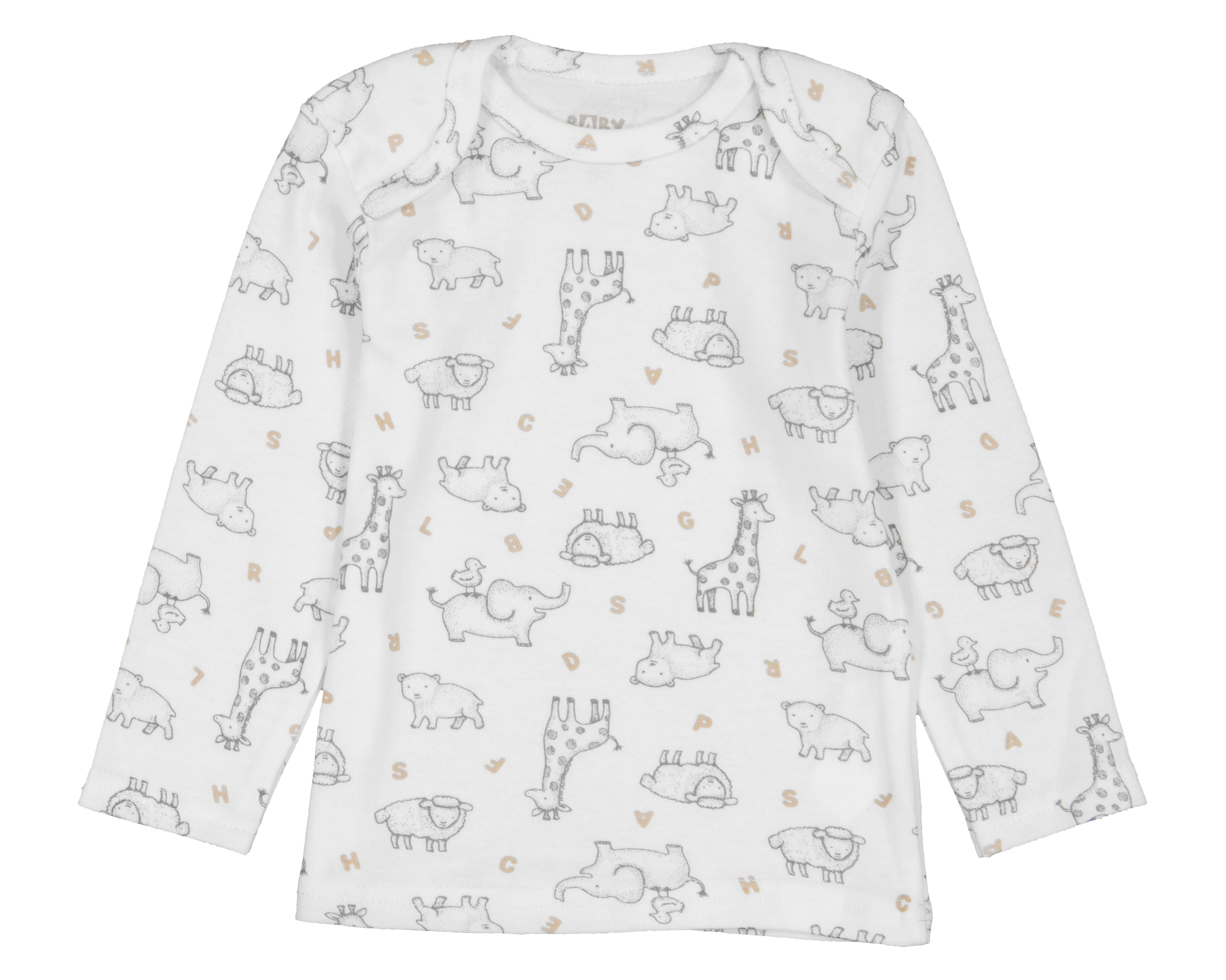 Foto 4 pulgar | Camiseta Interior Baby Colors para Bebé Niño 4 Piezas