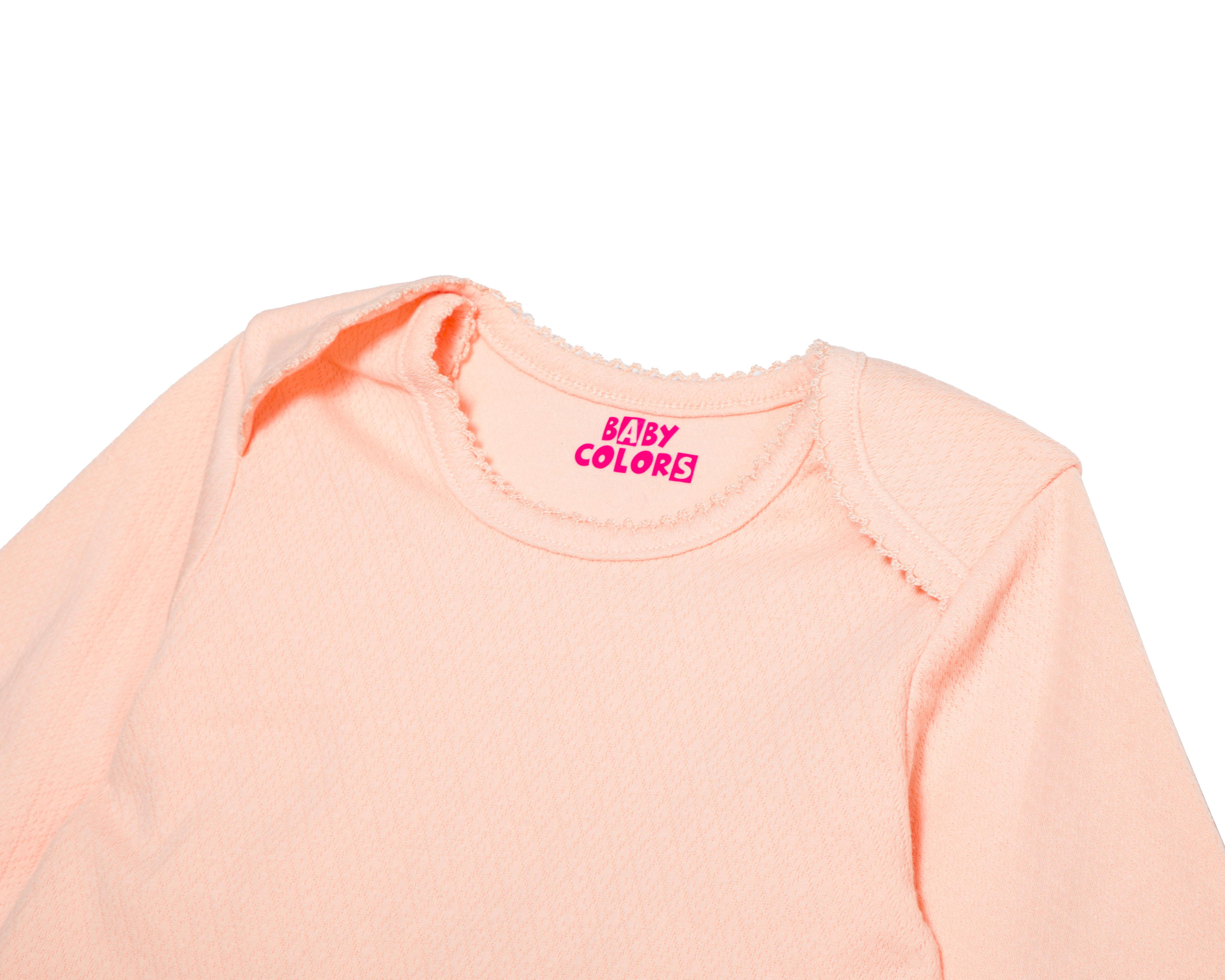 Foto 4 pulgar | Camiseta para Bebé Niña Baby Colors Manga Larga 4 Piezas