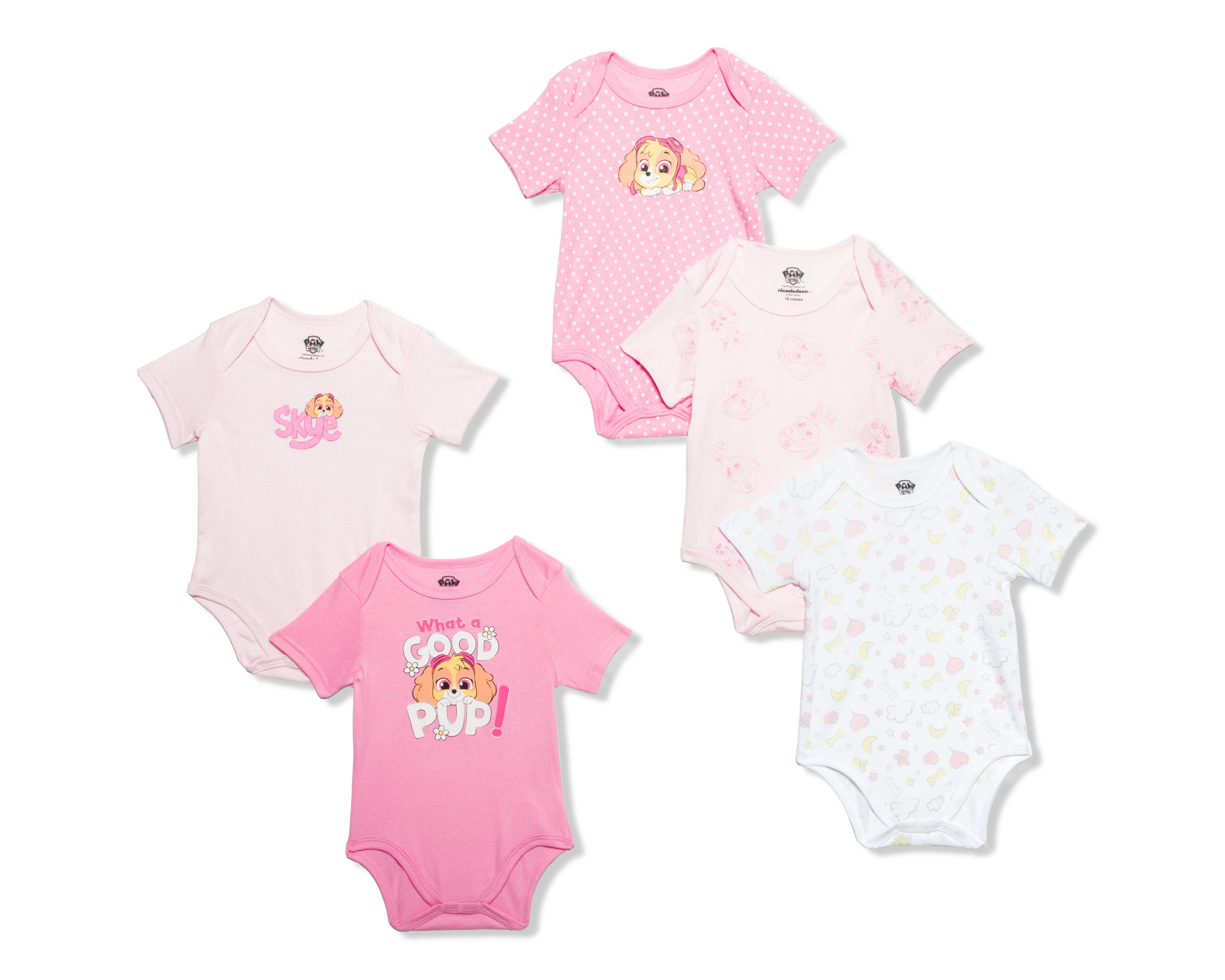 Foto 2 pulgar | Pañalero para Bebé Niña Paw Patrol Estampado 5 Piezas