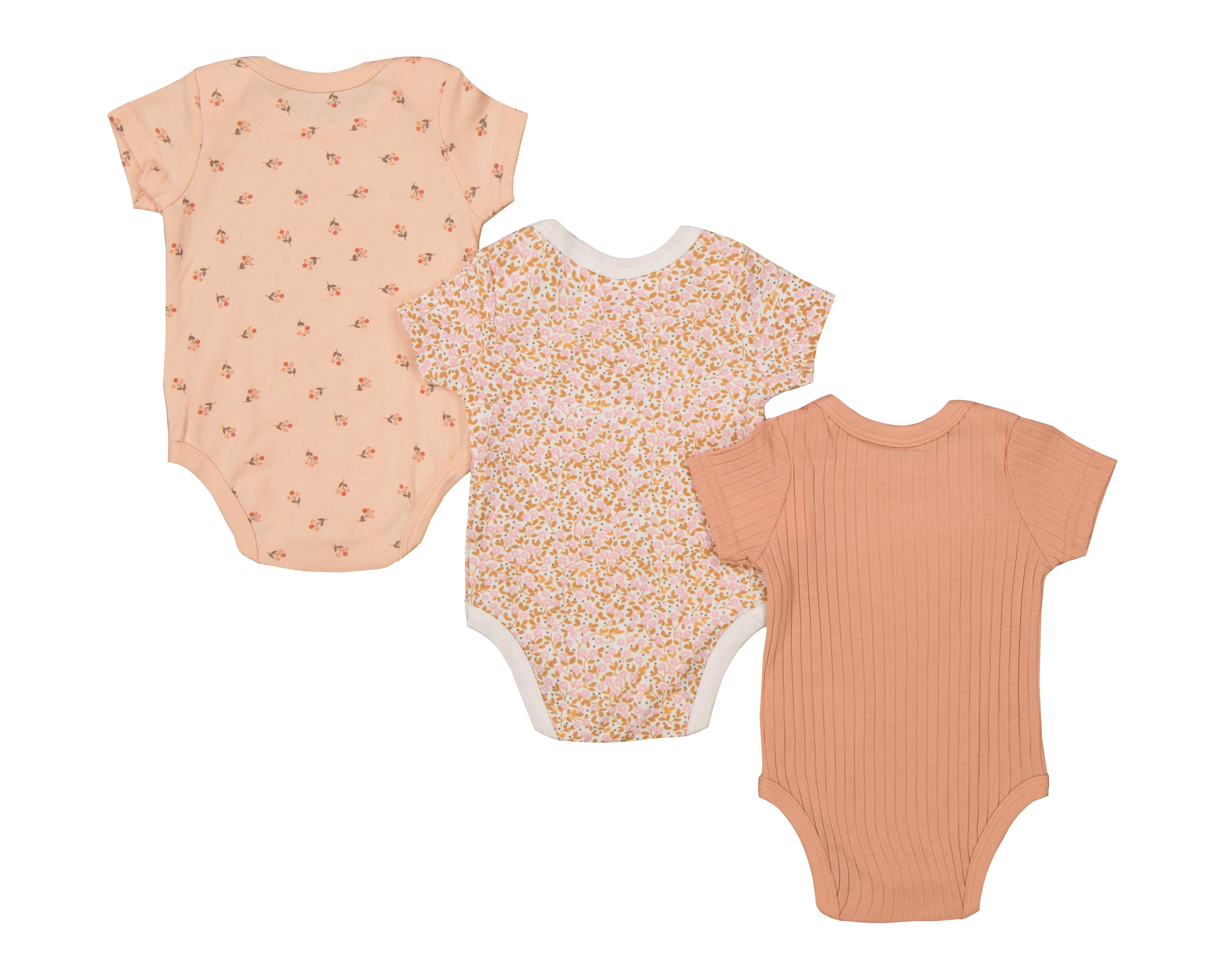 Foto 2 | Pañalero para Bebé Niña Baby Colors Estampado 3 Piezas