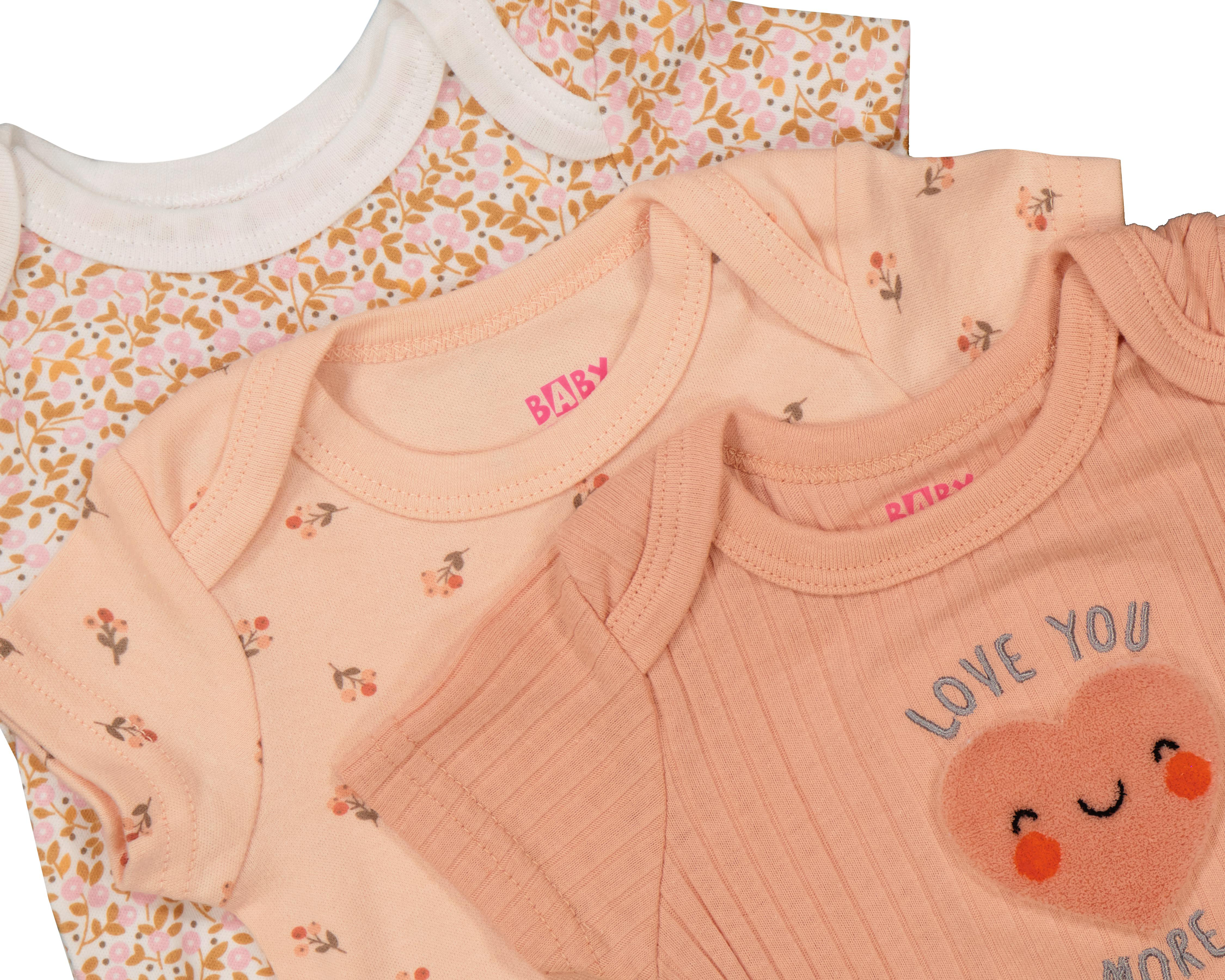 Foto 4 | Pañalero para Bebé Niña Baby Colors Estampado 3 Piezas