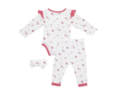 Foto 2 | Pañalero y Pantalón para Bebé Niña Baby Colors con Tiara 3 Piezas