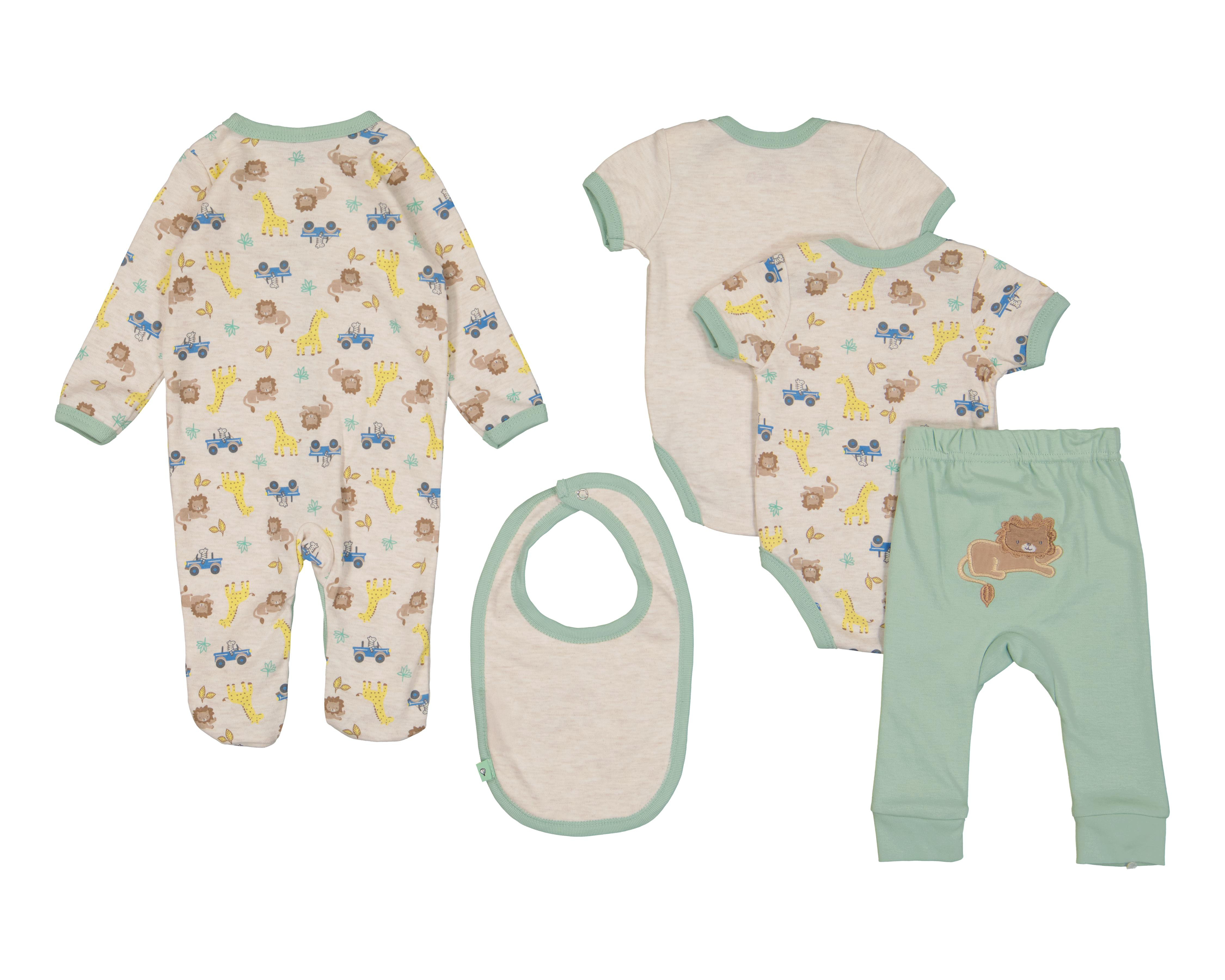 Foto 2 | Conjunto de Bebé Niño Baby Colors 5 Piezas