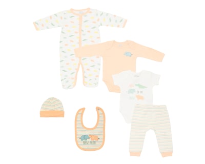 Foto 1 | Conjunto de Algodón para Bebé Baby Colors 6 Piezas
